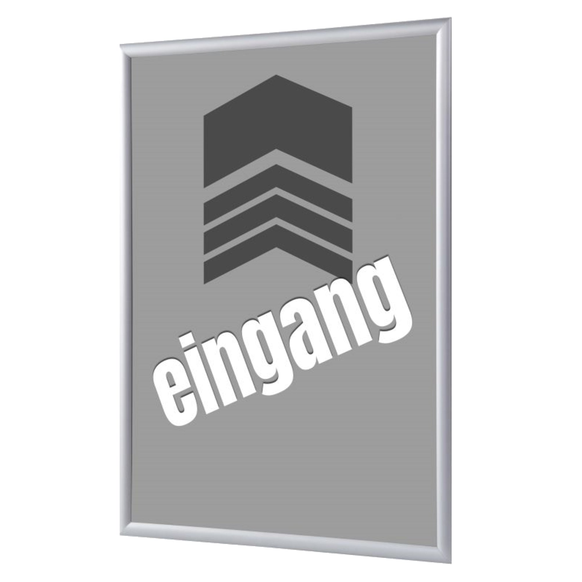 Showdown Klapprahmen A4 Eingang de gr, DIN A4