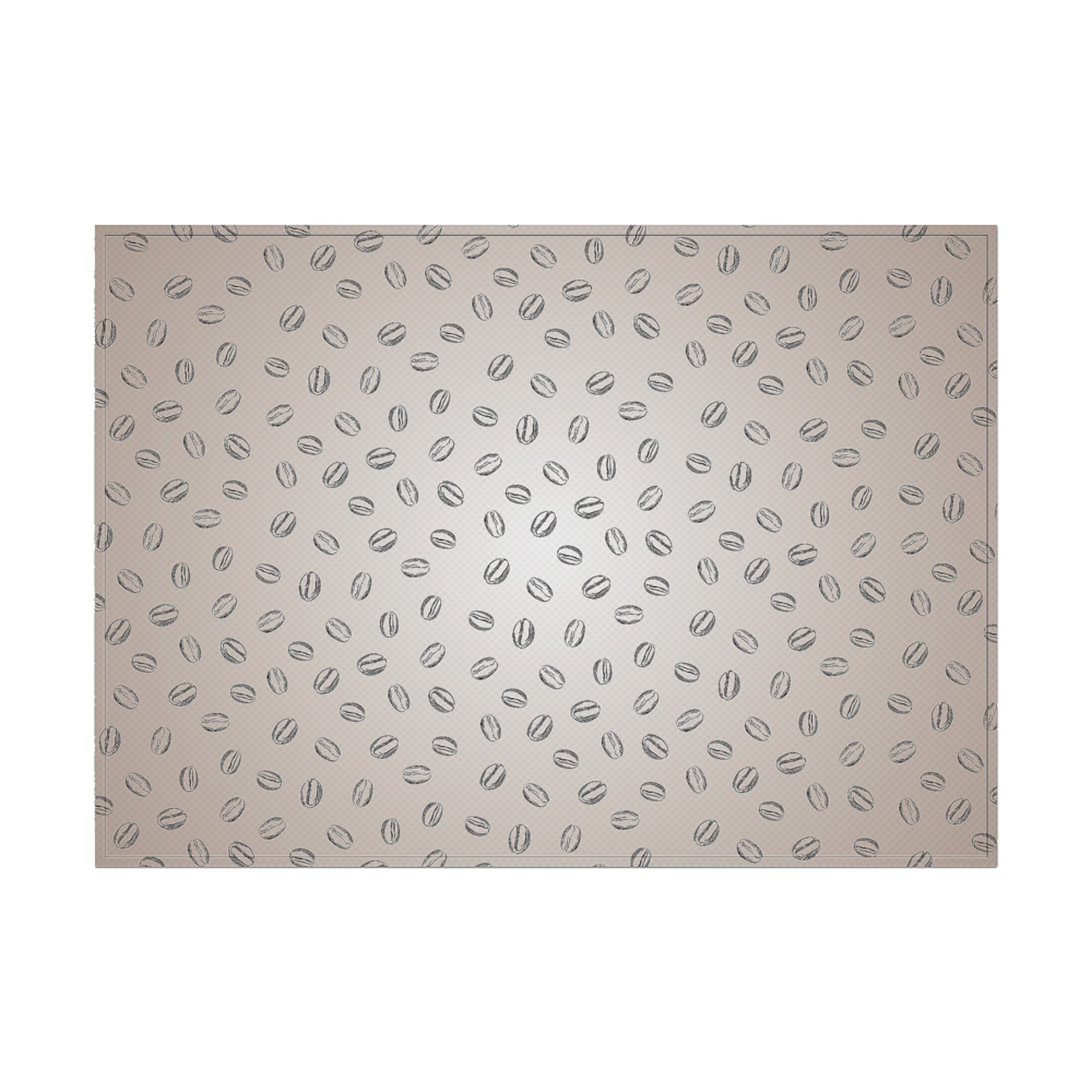 Showdown Tischset Kaffeebohnen 6St