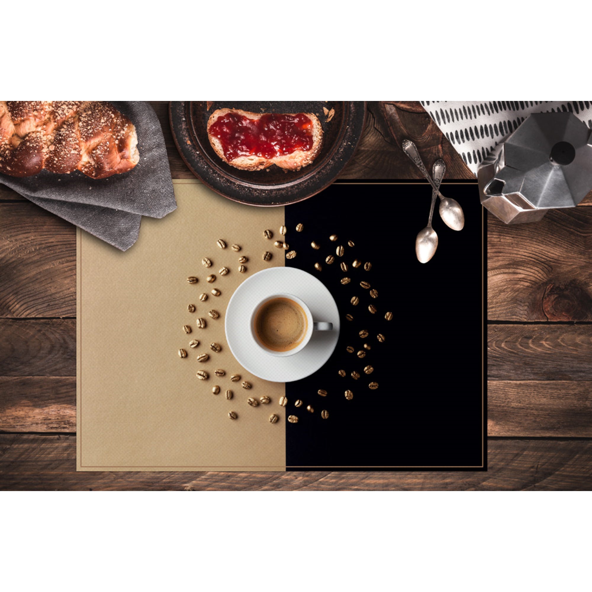 Showdown Tischset Weltkarte ge 6St