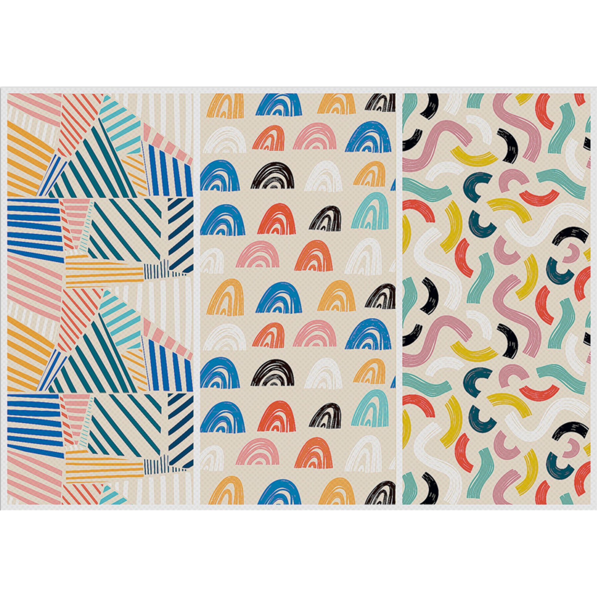 Showdown Tischset Bunte Formen 1 6St