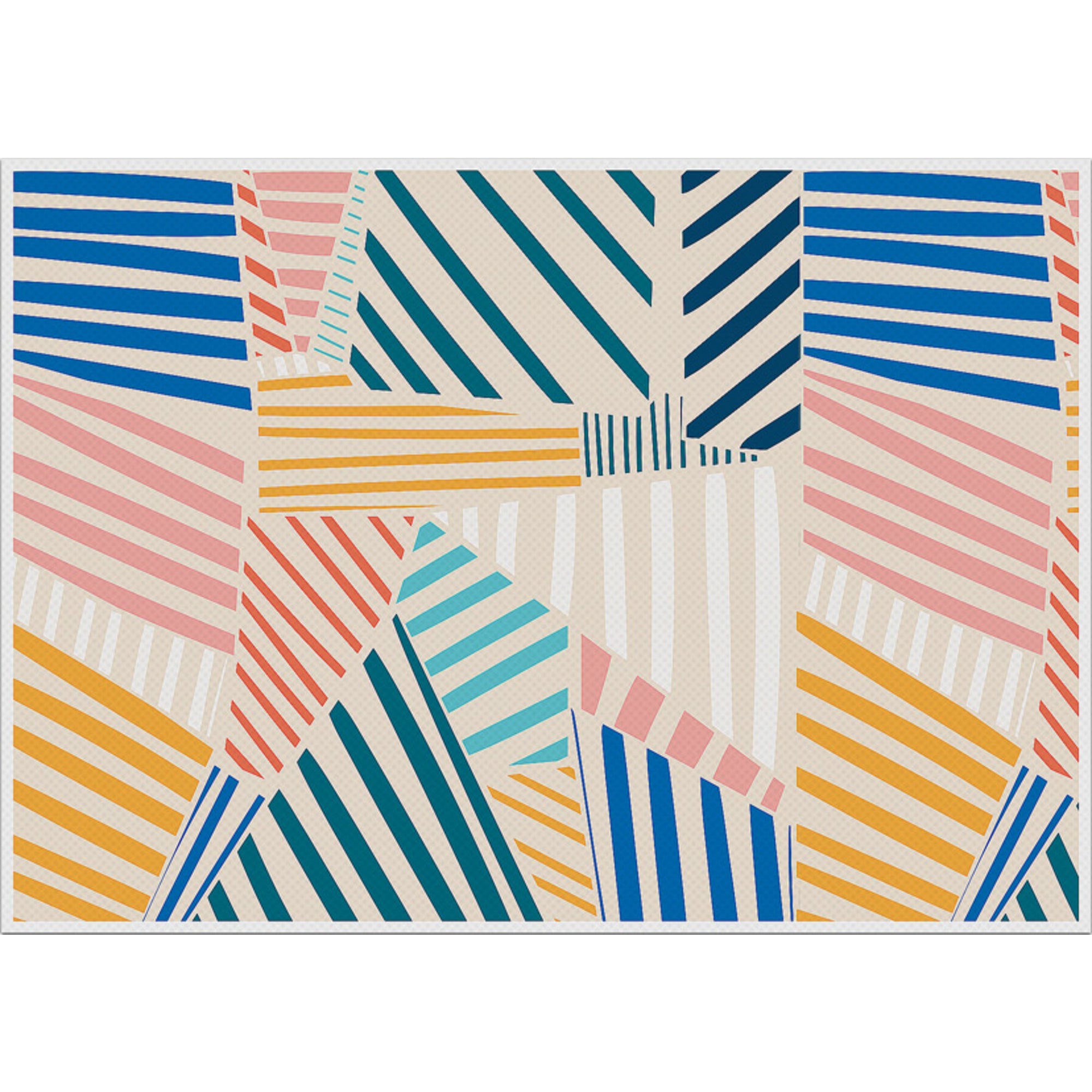 Showdown Tischset Bunte Formen 2 6St