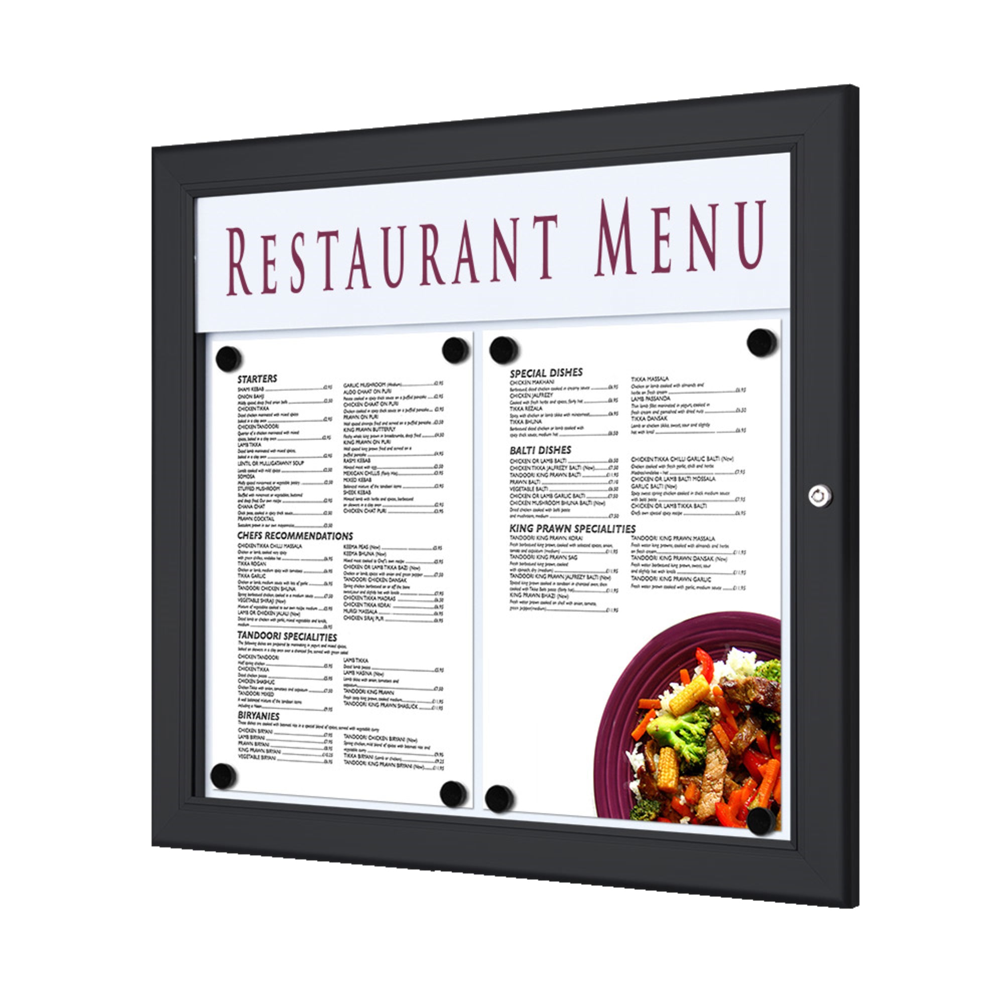 Showdown Schaukasten Outdoor, 2 x DIN A4 quer