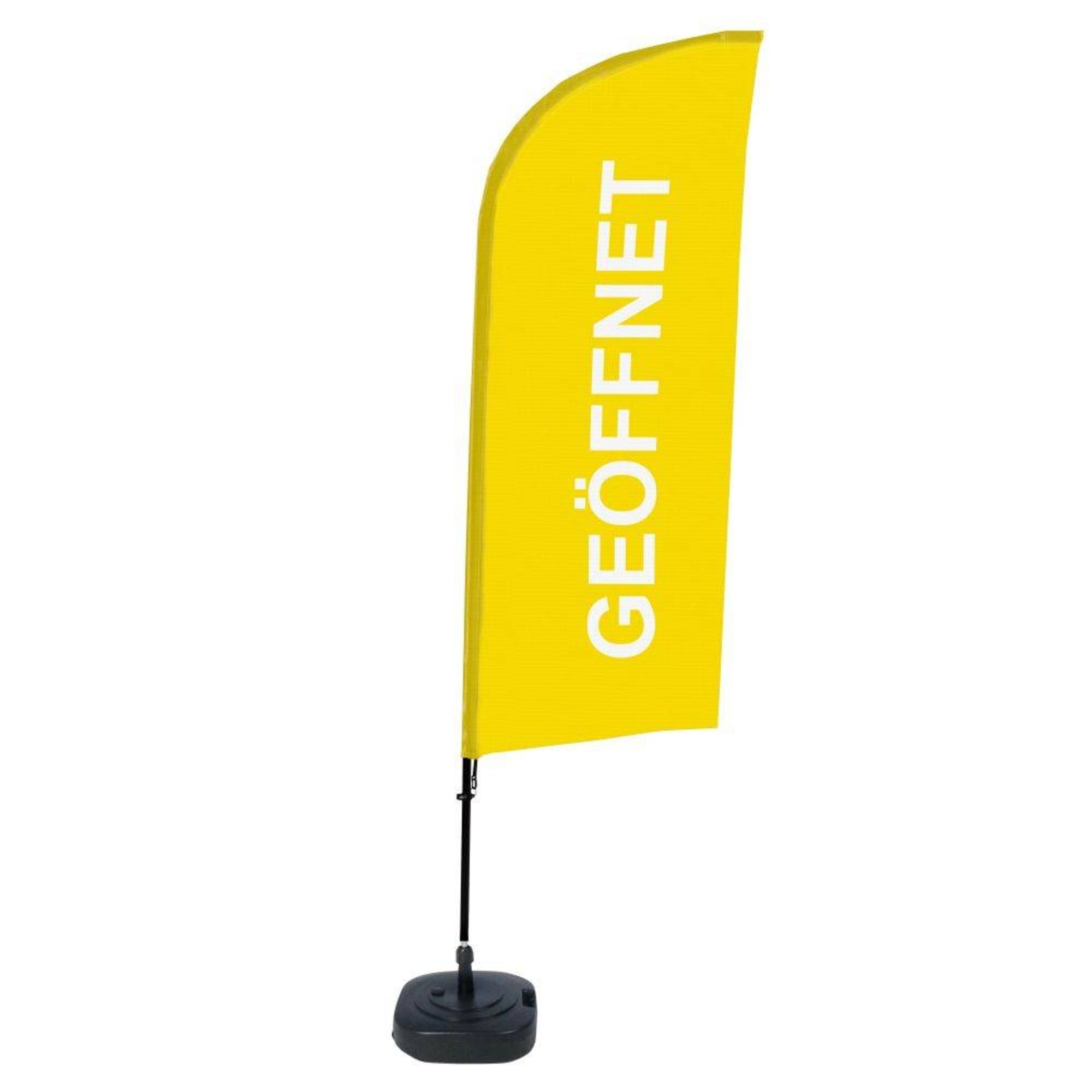 Showdown Beachflag Geöffnet ge deutsch