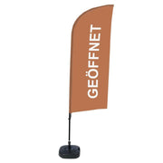 Showdown Beachflag Geöffnet br deutsch