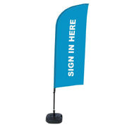 Showdown Beachflag Hier Anmelden bl englisch