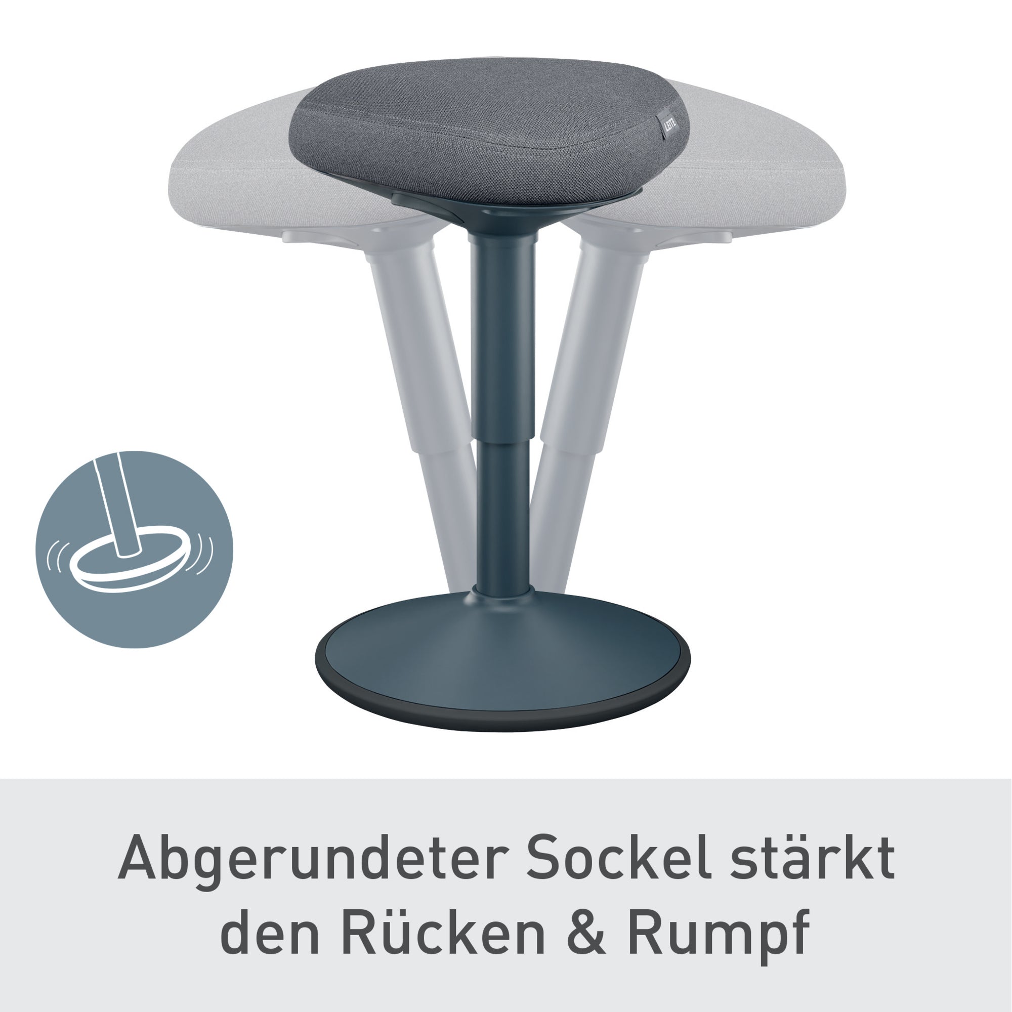 Leitz Sitzhocker Ergo Active d.gr