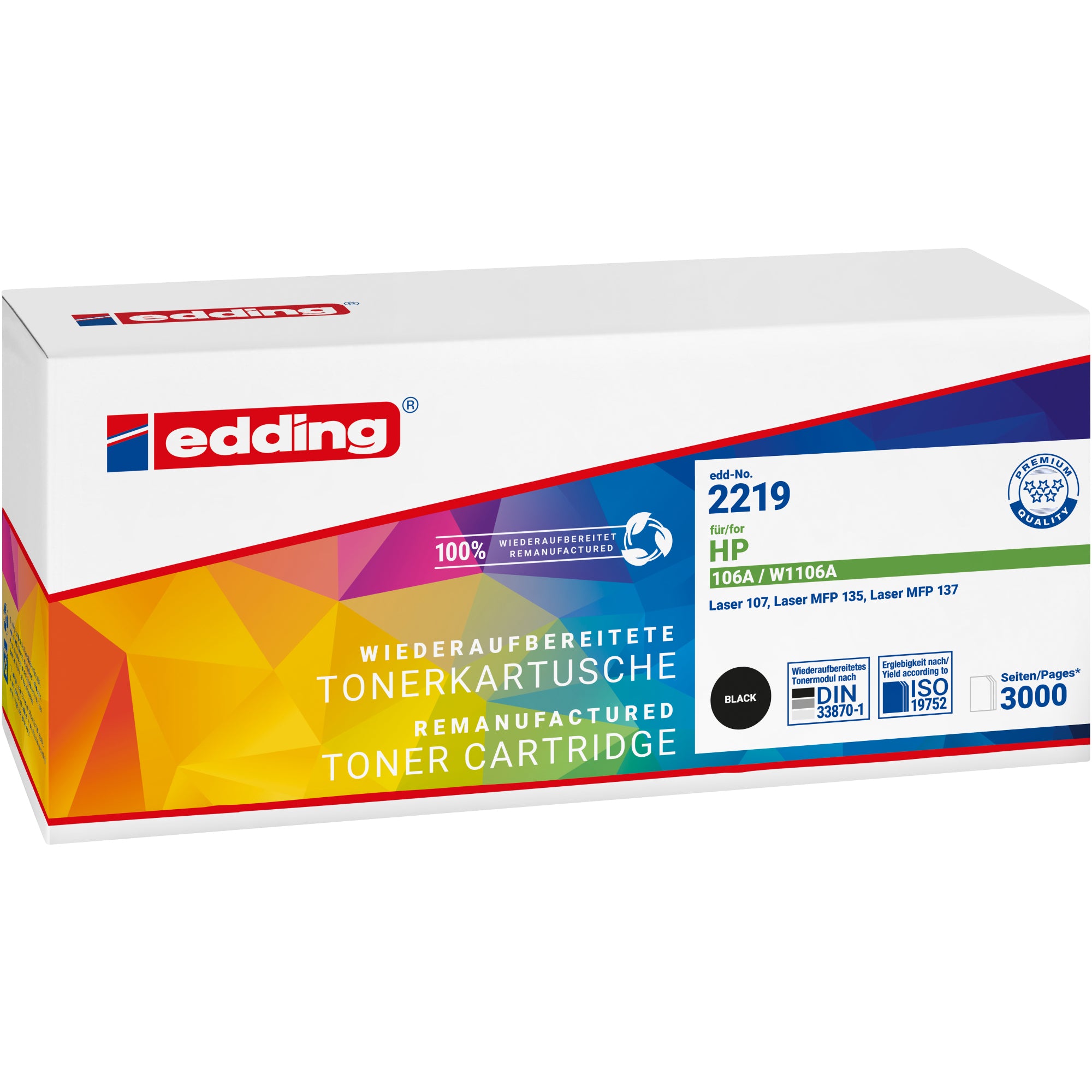 edding Toner, schwarz