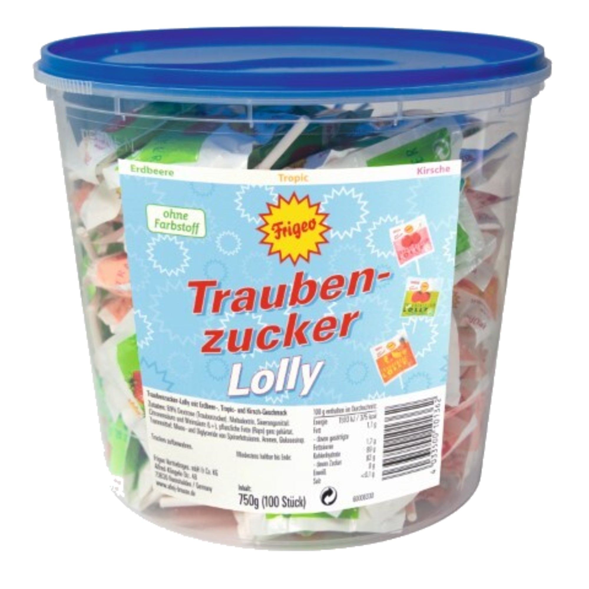 Frigeo Traubenzucker Lolly