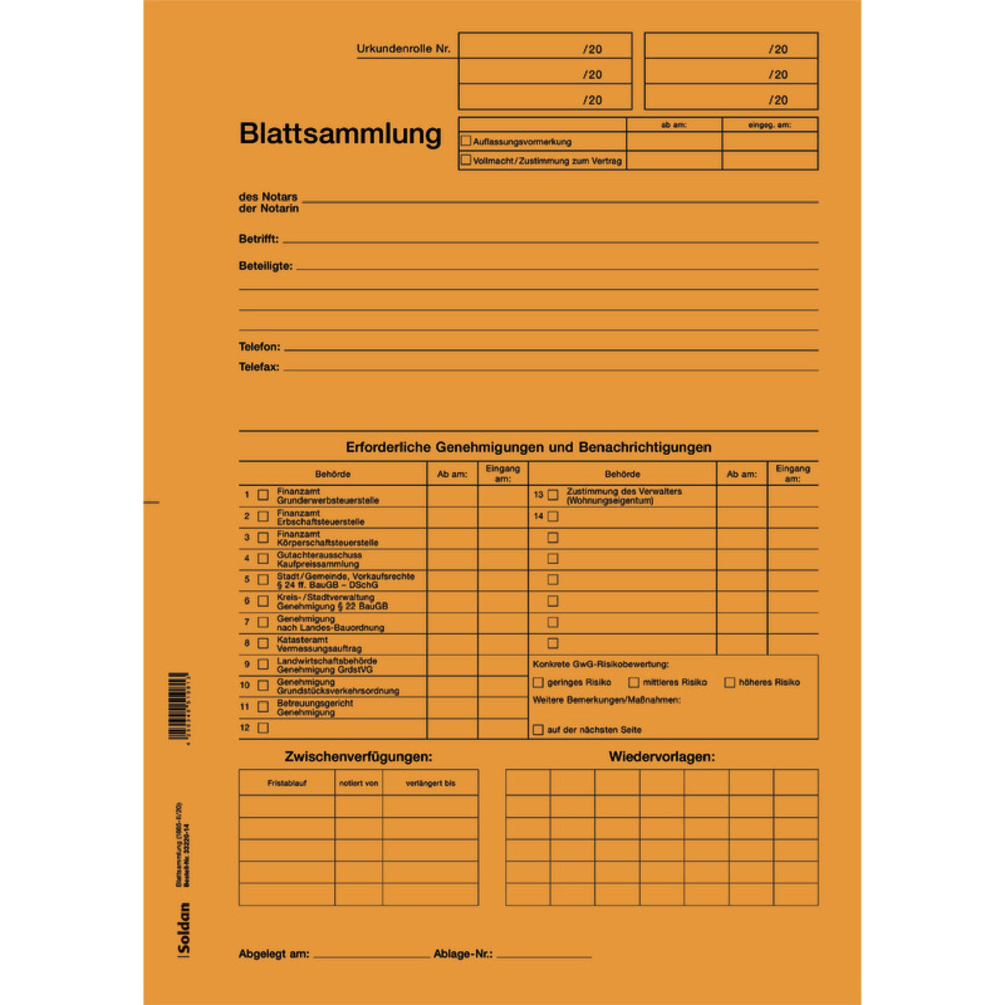 SoldanPlus Blattsammlung