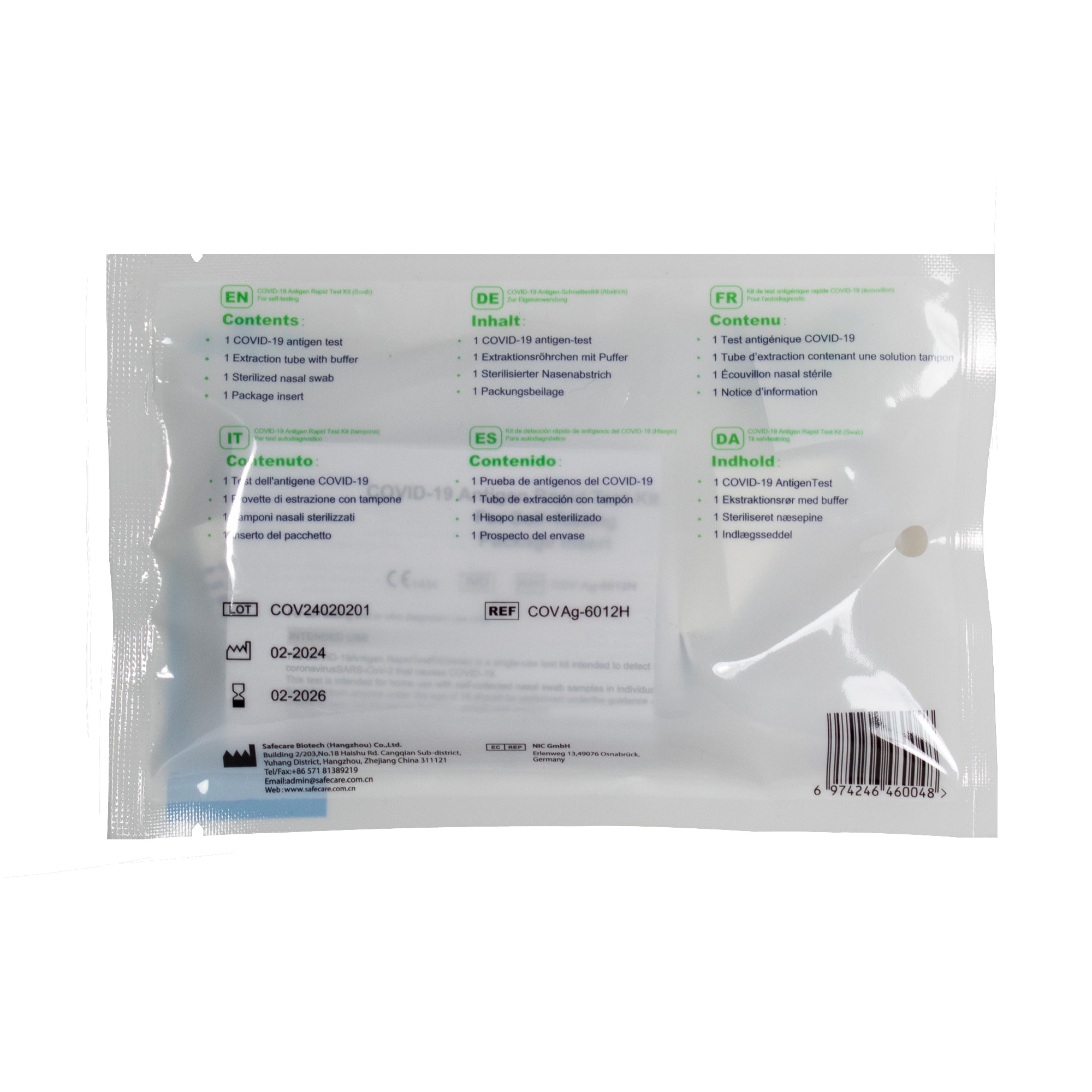 Safecare Corona-Antigen-Schnelltest