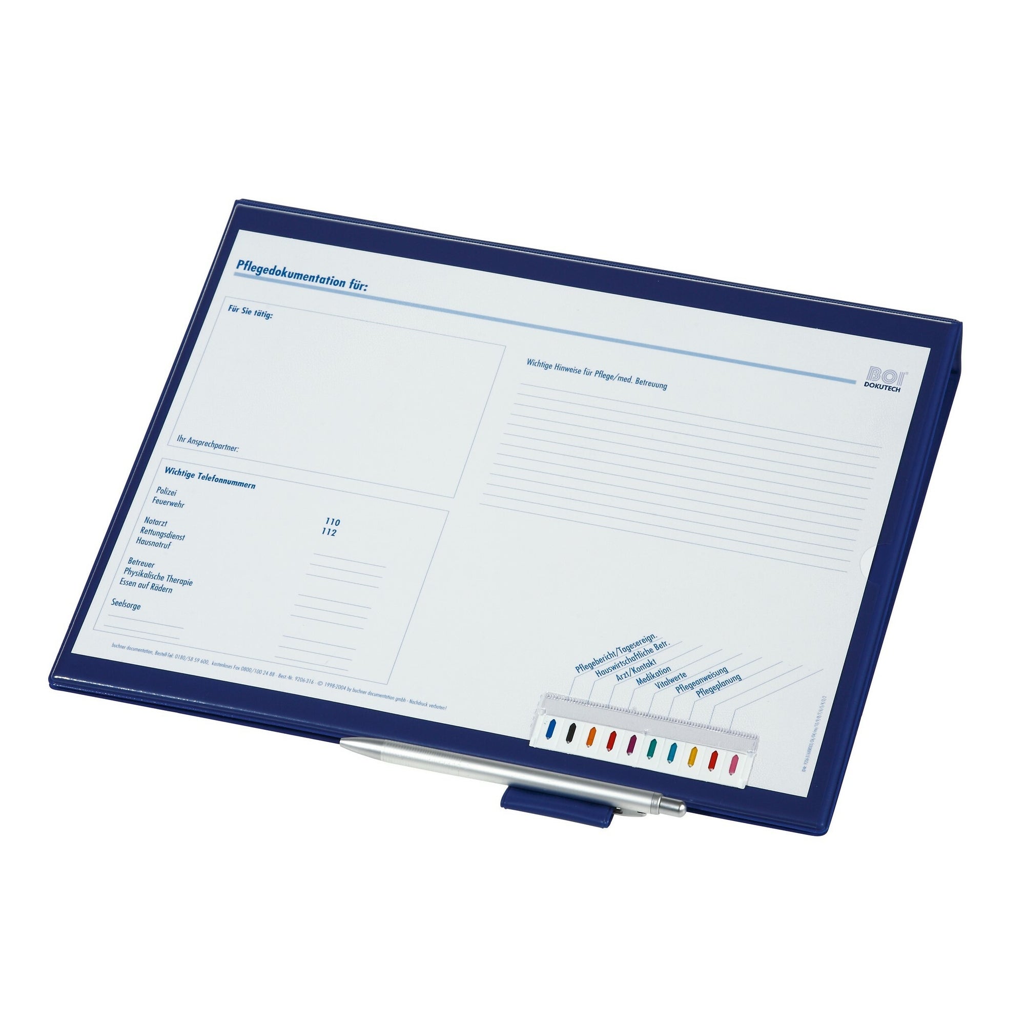 BOI Patienten-Dokumentationsmappe click plus, DIN A4