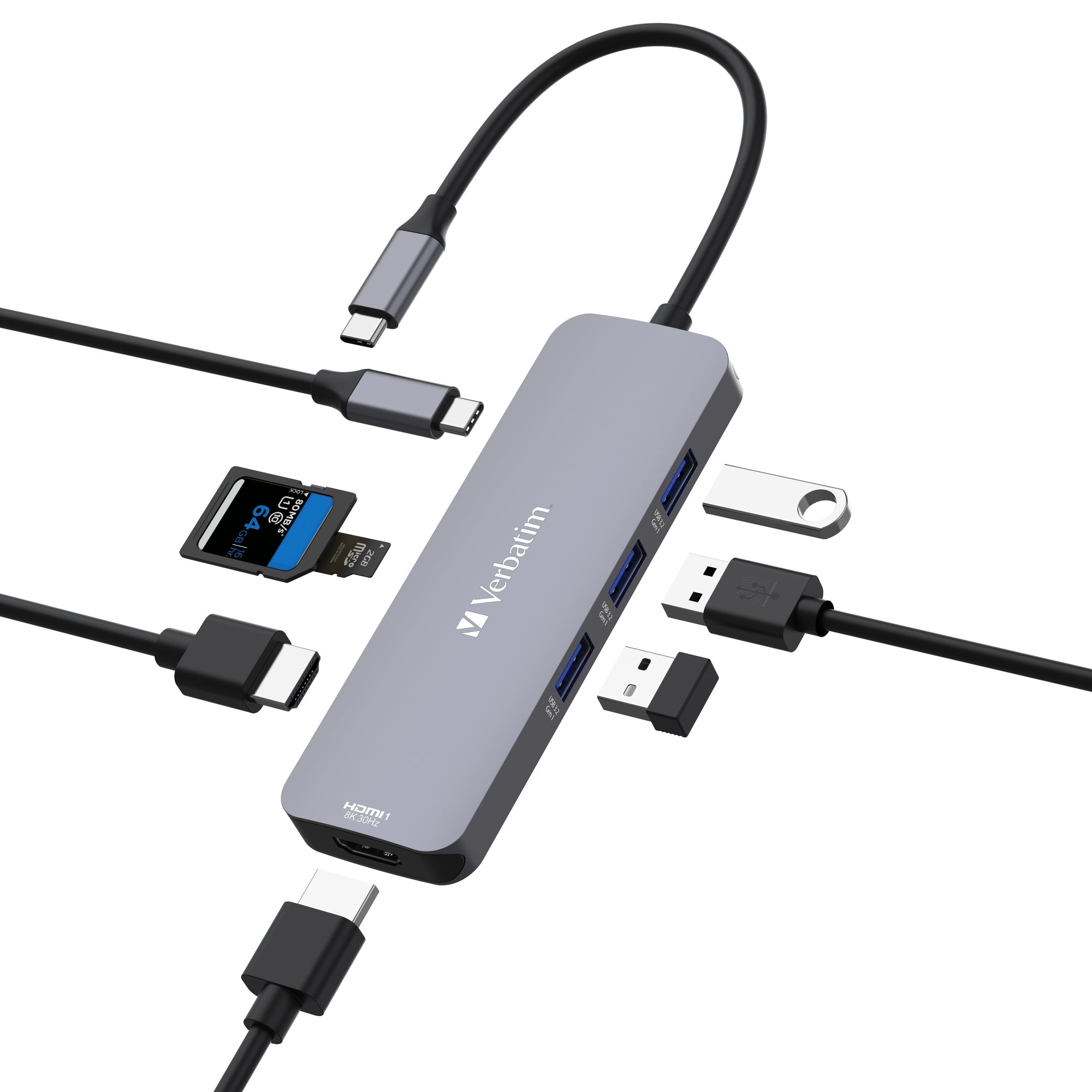 Verbatim USB-Hub CMH-08