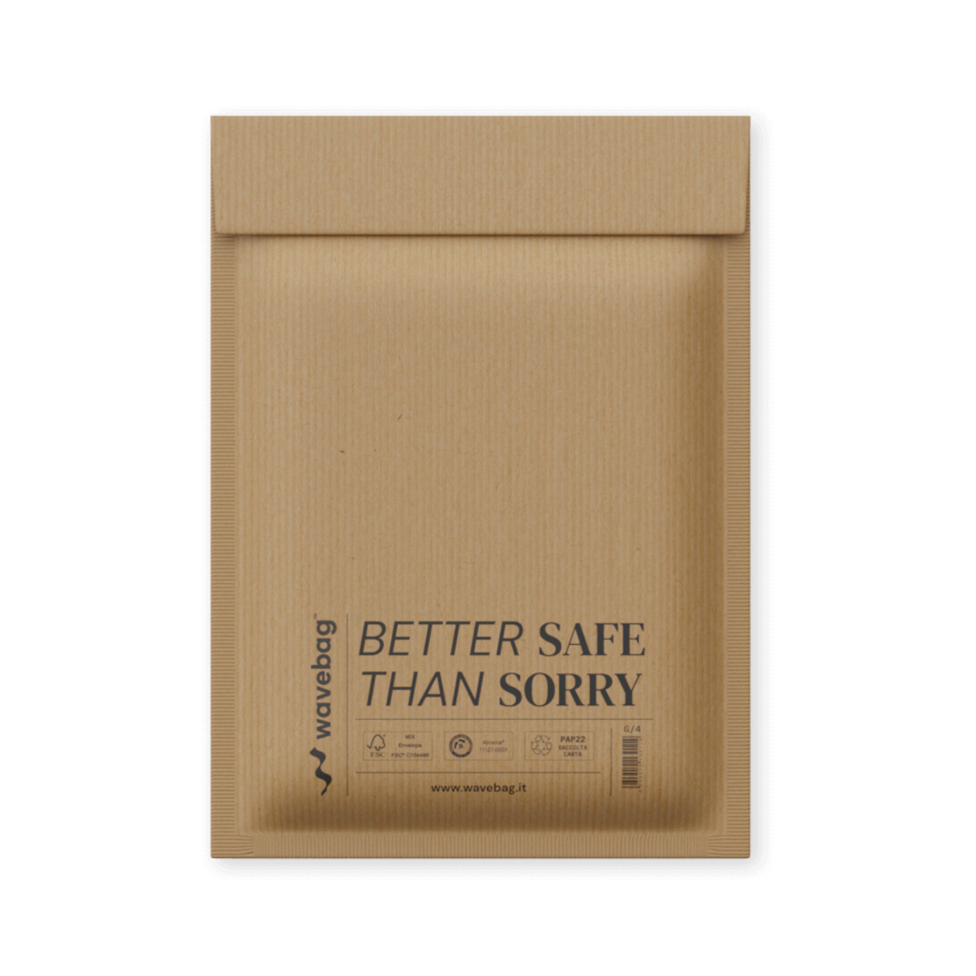 Wave Papierpolstertasche