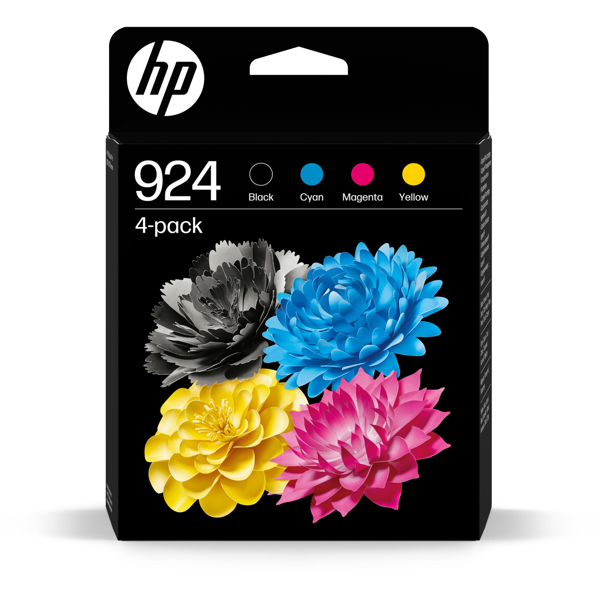 HP Tintenpatrone, schwarz, cyan, magenta, gelb