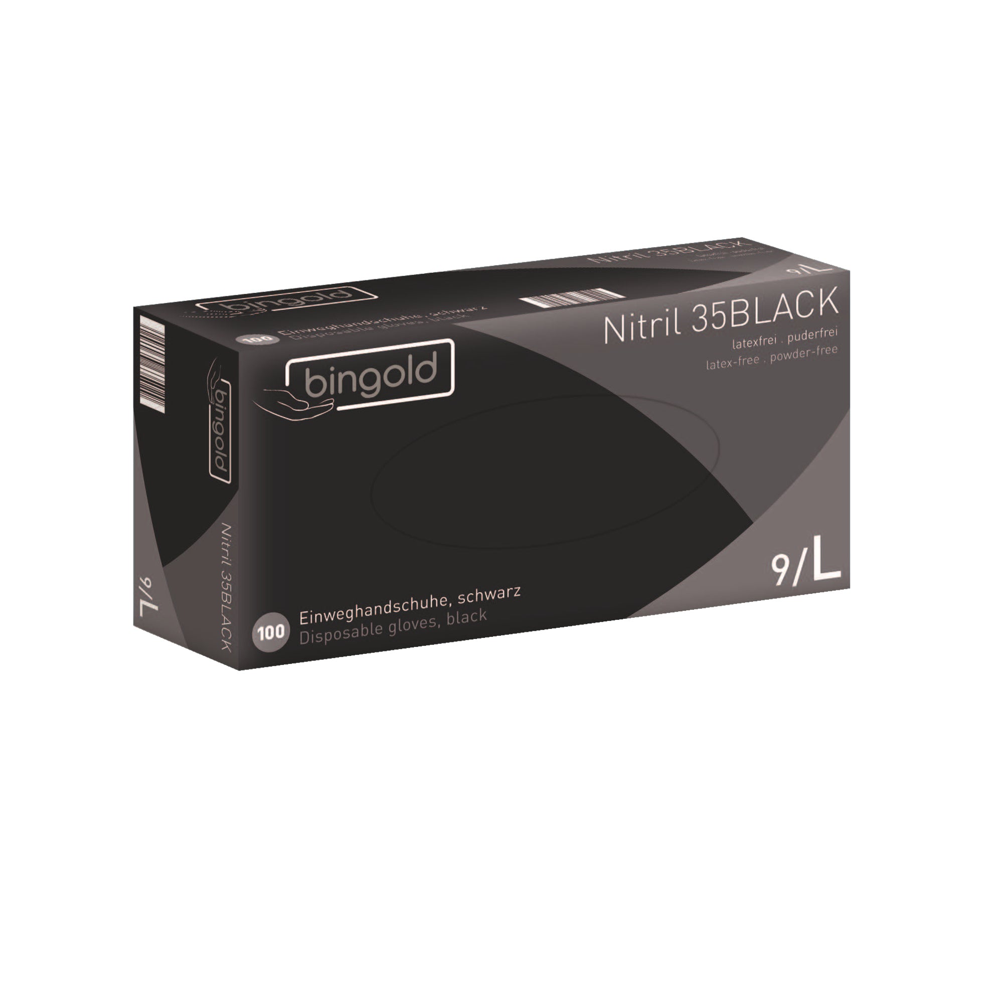 Bingold Einweghandschuhe Nitril 35BLACK