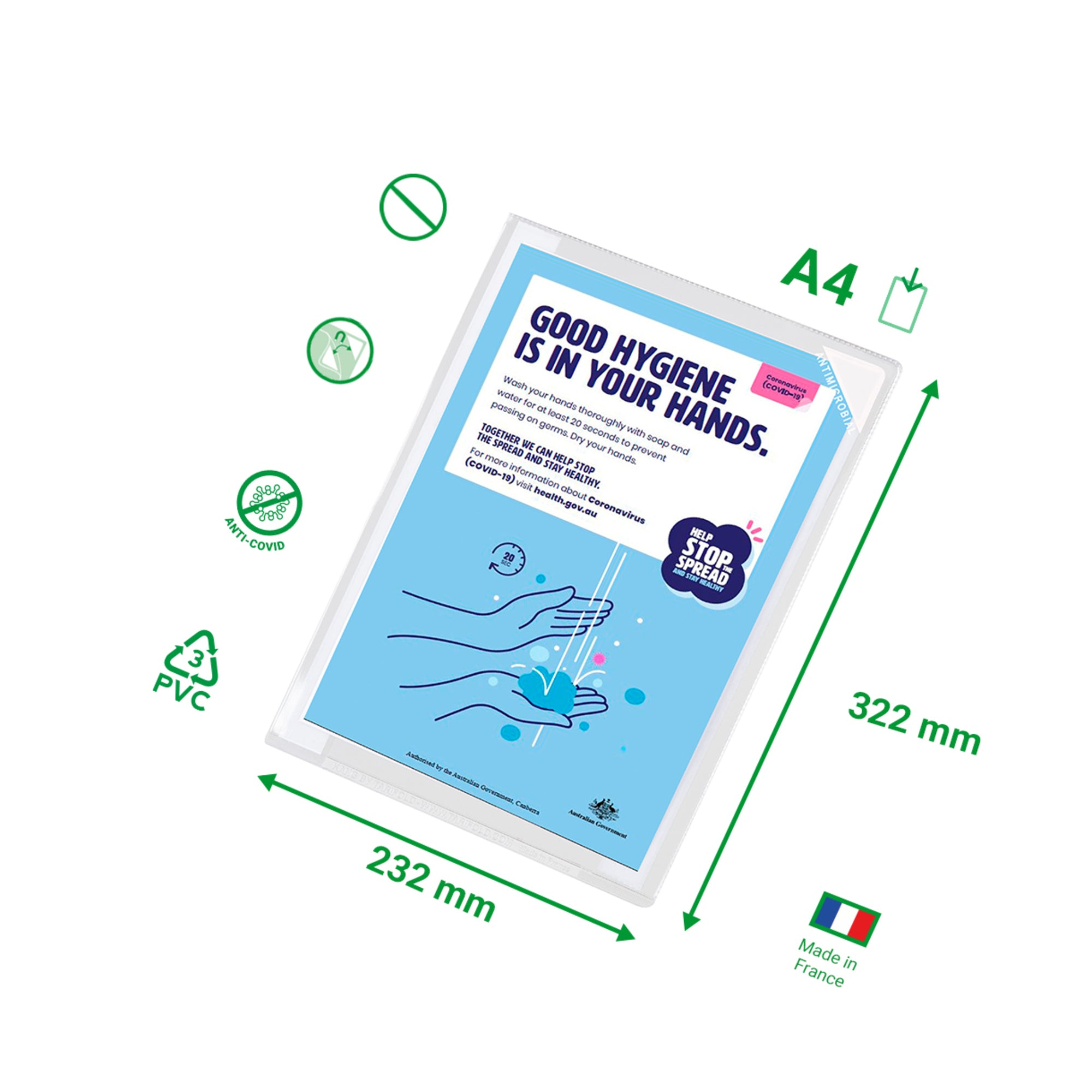 Djois Sichttafelhülle KANG Easy Clic