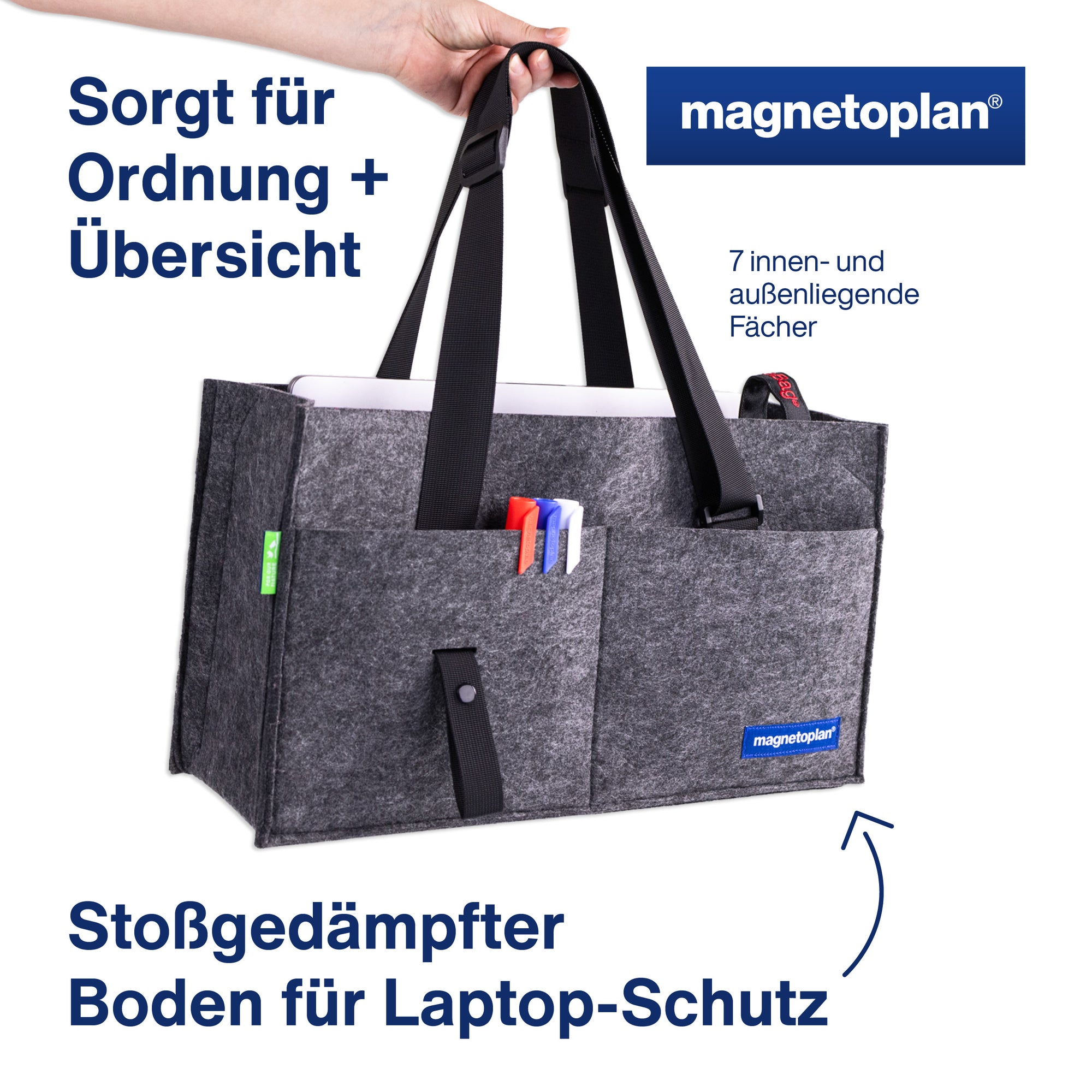 magnetoplan Aufbewahrungstasche Desk Sharing & Hot Desking