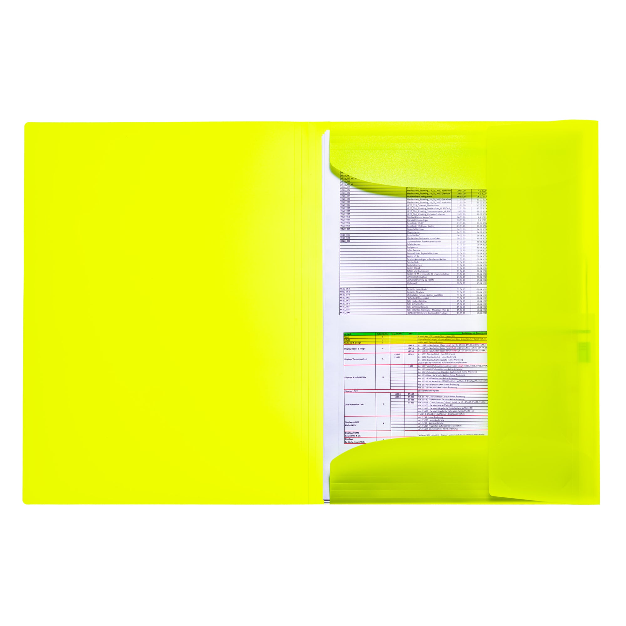Herma Sammelmappe Neon, DIN A3