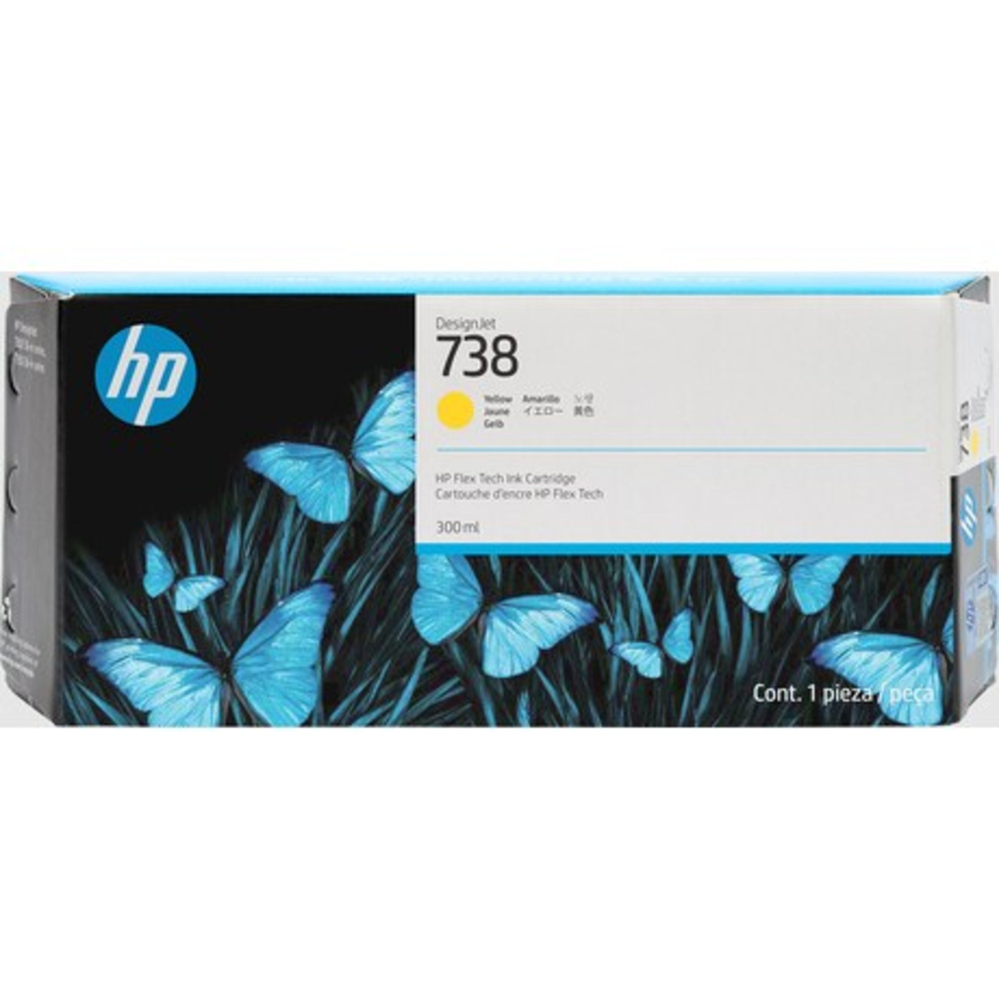 HP Tintenpatrone 738 gelb