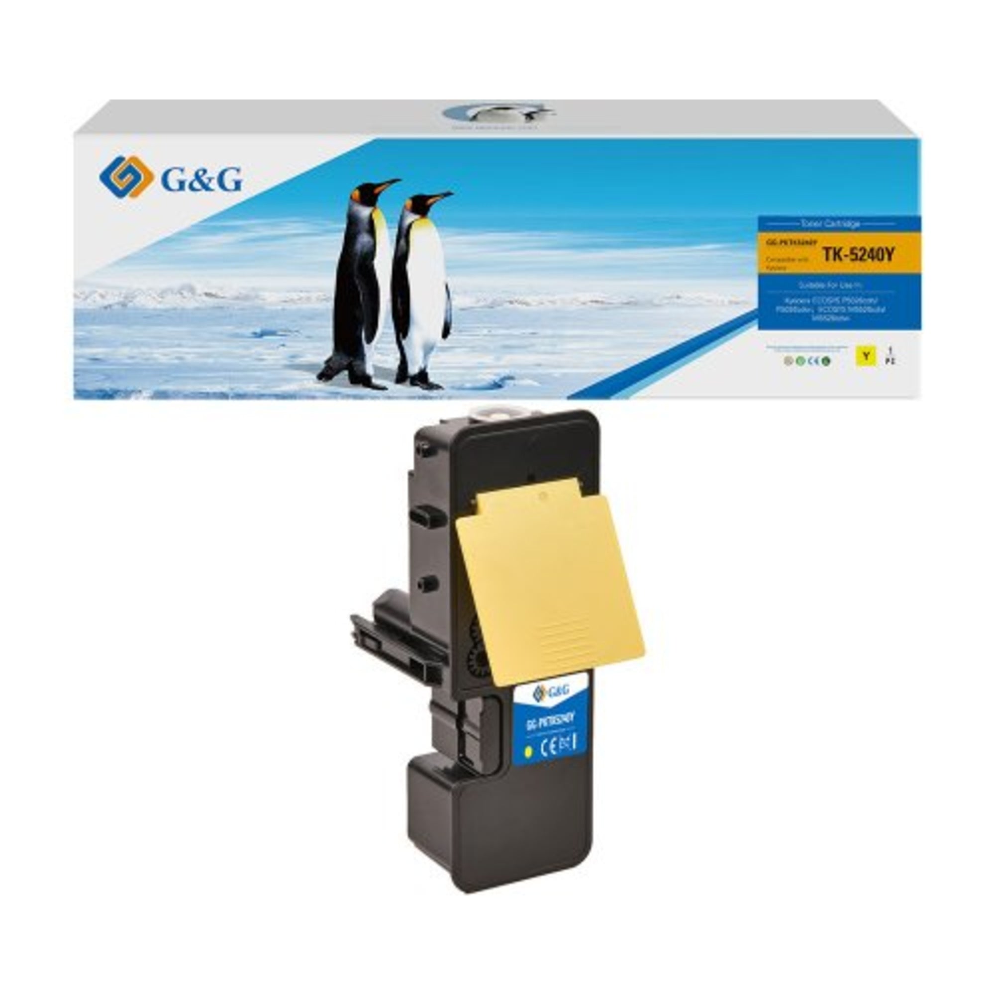 G&G Toner 14779 wie Kyocera TK-5240Y y