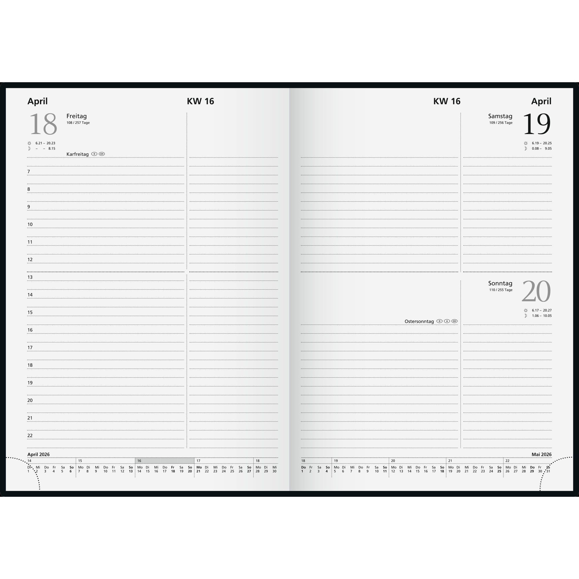 Glocken Buchkalender