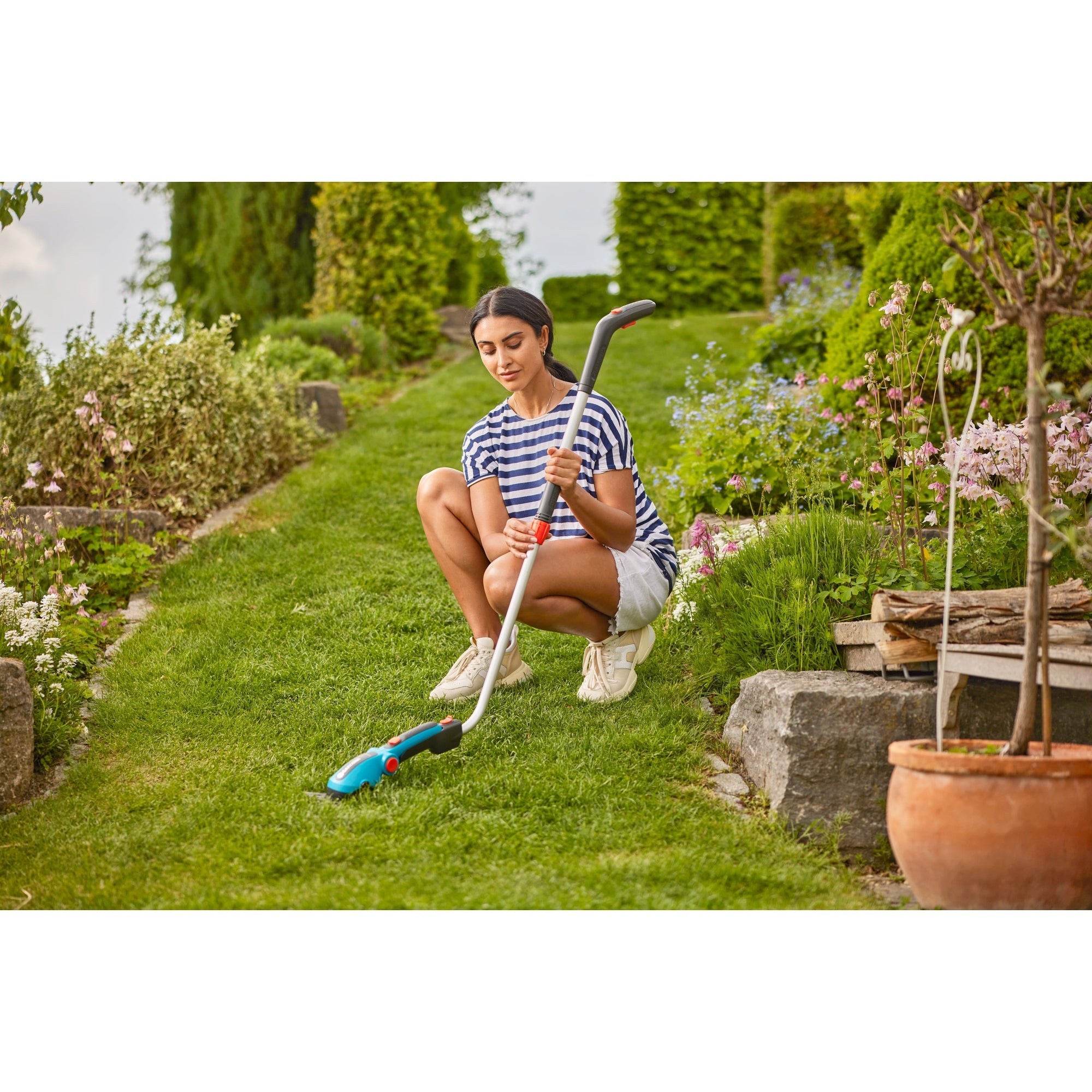Gardena Grasschere ComfortCut Li Set