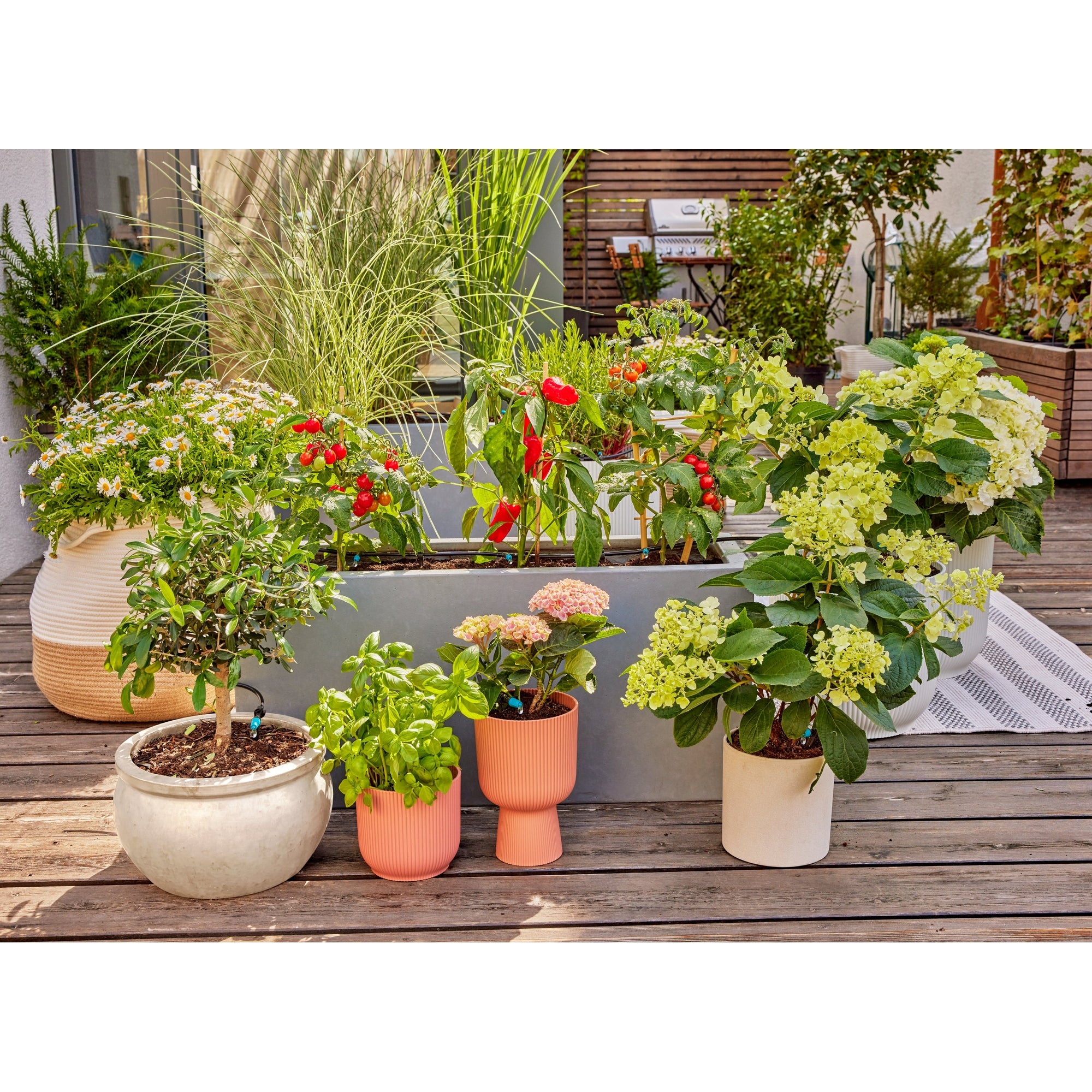 Gardena Bewässerungssystem Terasse