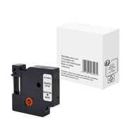 Schriftband wie Dymo S0720530 12mmx7m sw auf ws