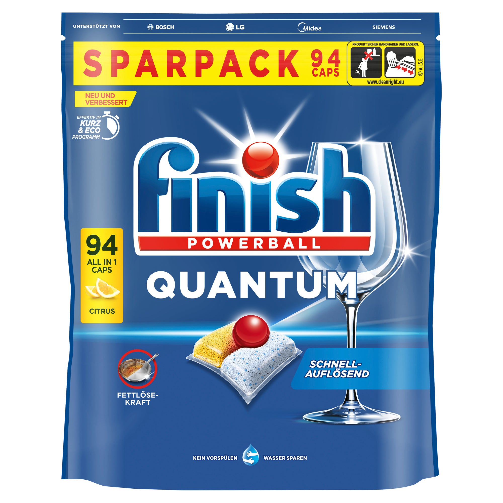 Finish Spülmaschinentabs Quantum