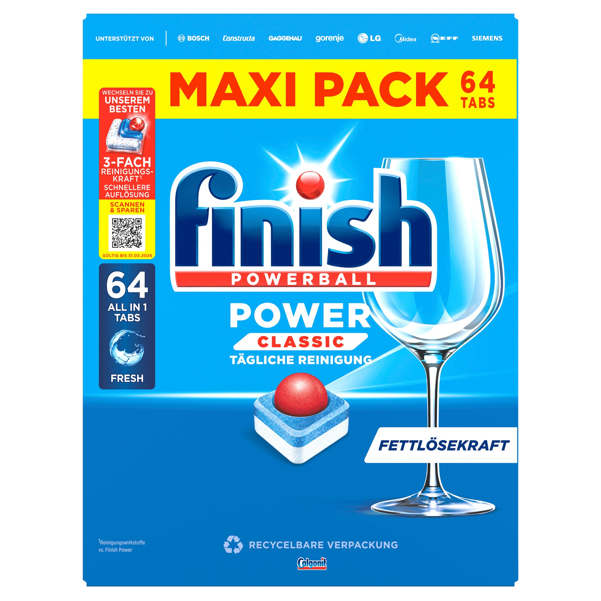 Finish Spülmaschinentabs Power Classic