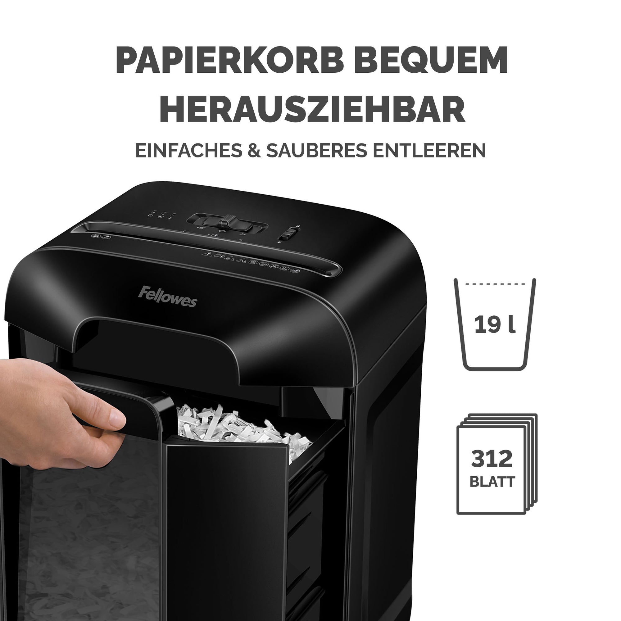 Fellowes Aktenvernichter Powershred LX85
