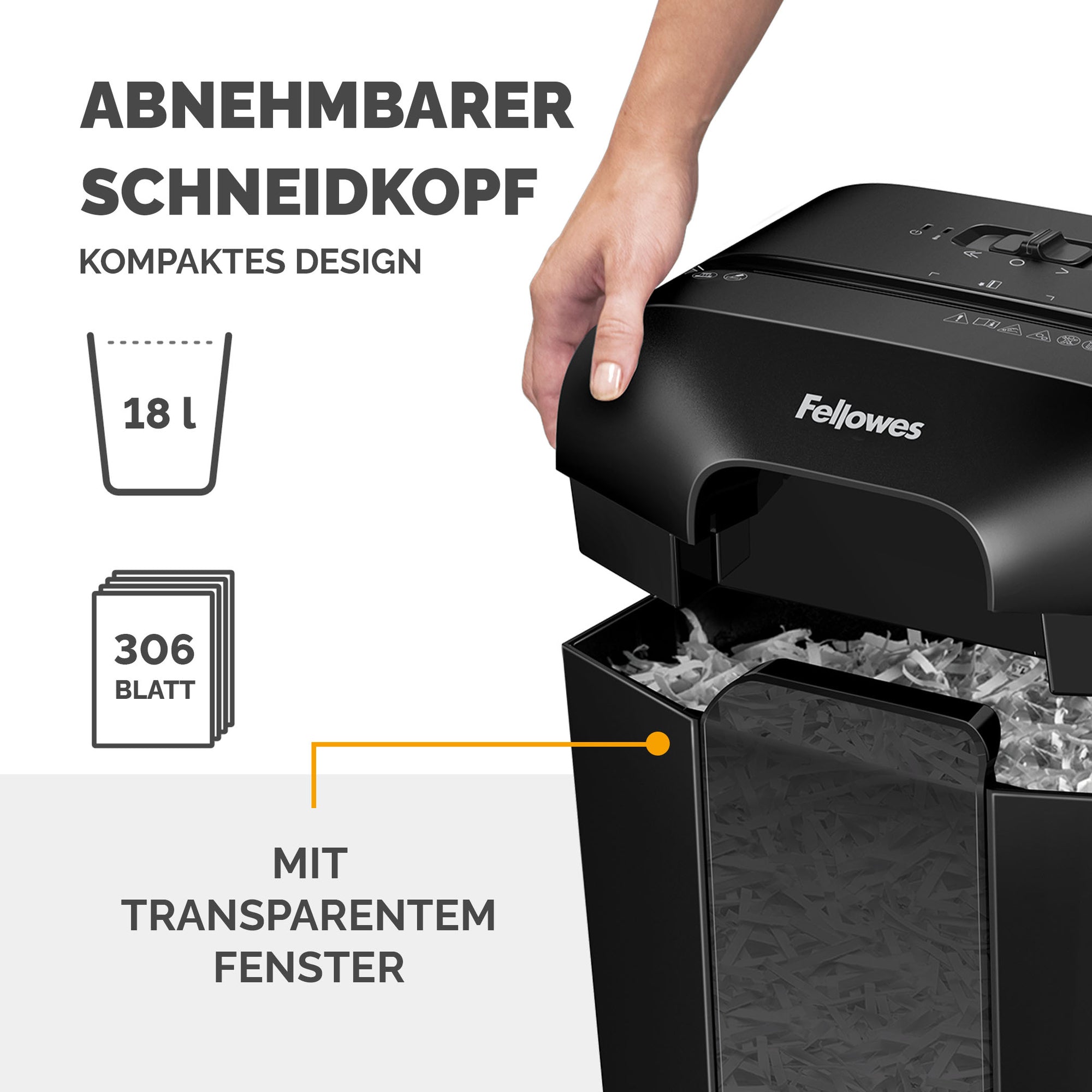 Fellowes Aktenvernichter Powershred® LX70