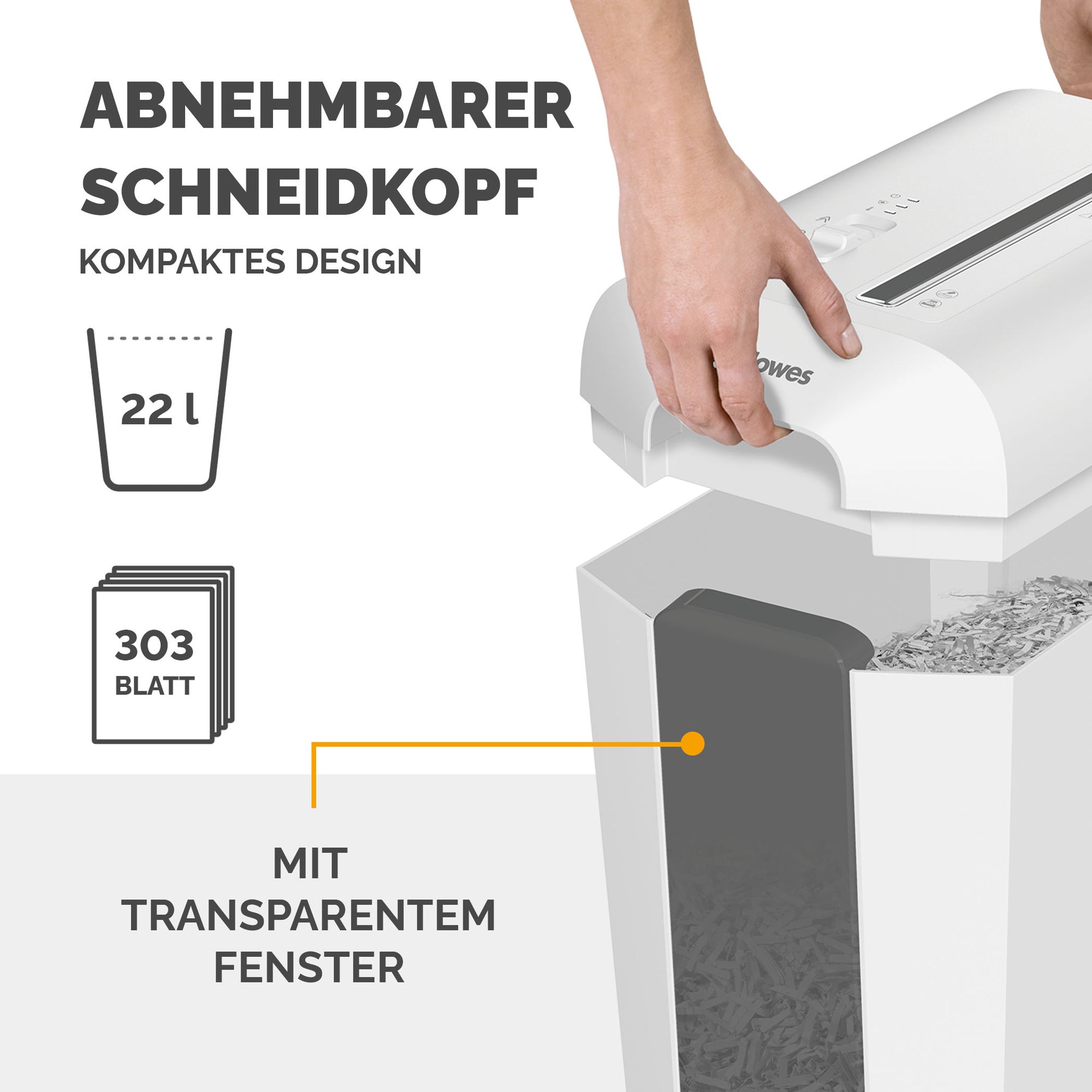 Fellowes Aktenvernichter Powershred® LX65