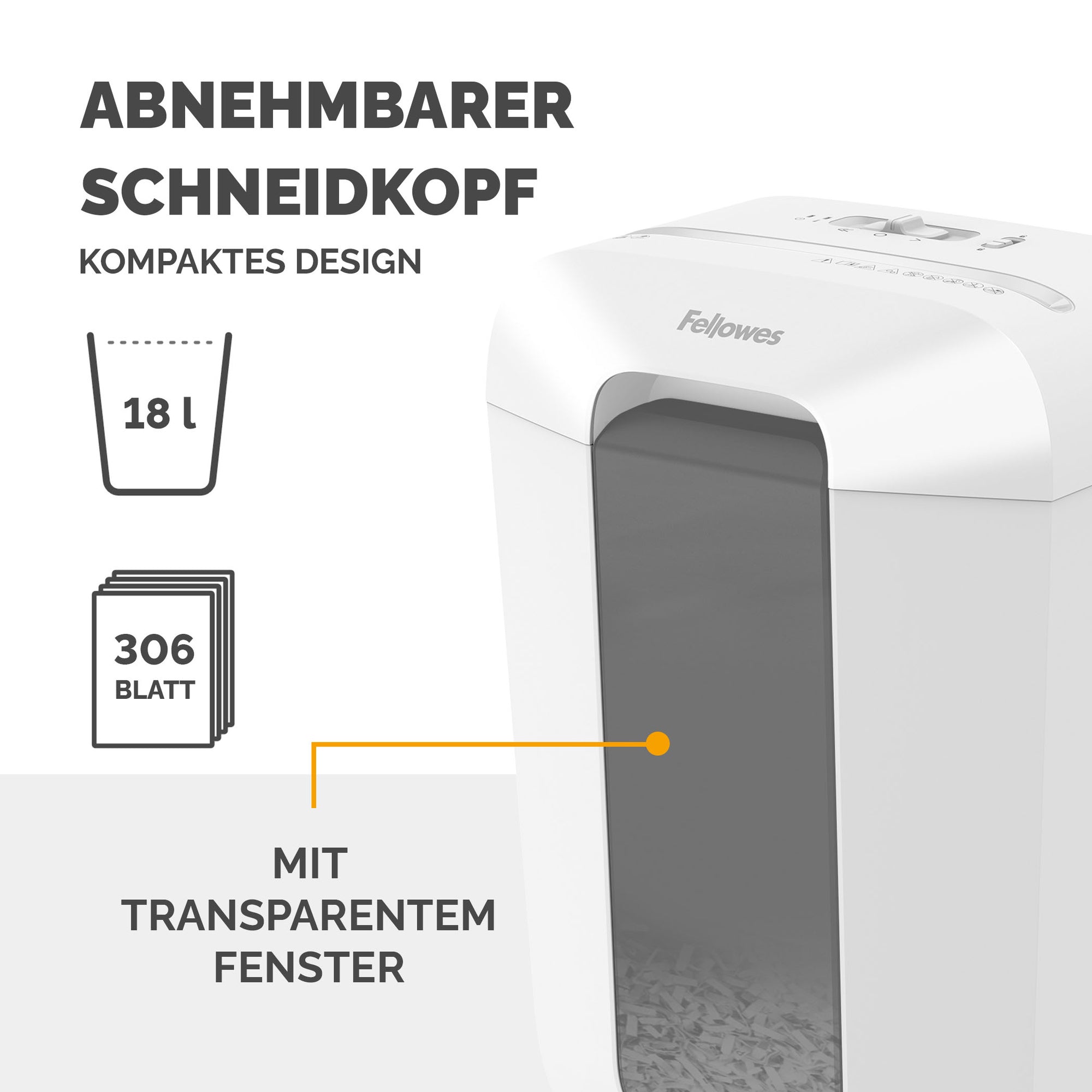 Fellowes Aktenvernichter Powershred® LX70