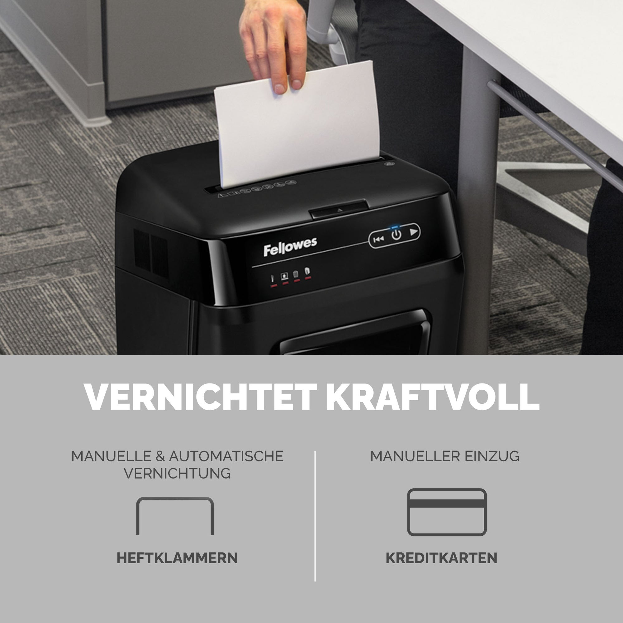 Fellowes Aktenvernichter AutoMaxT 200M