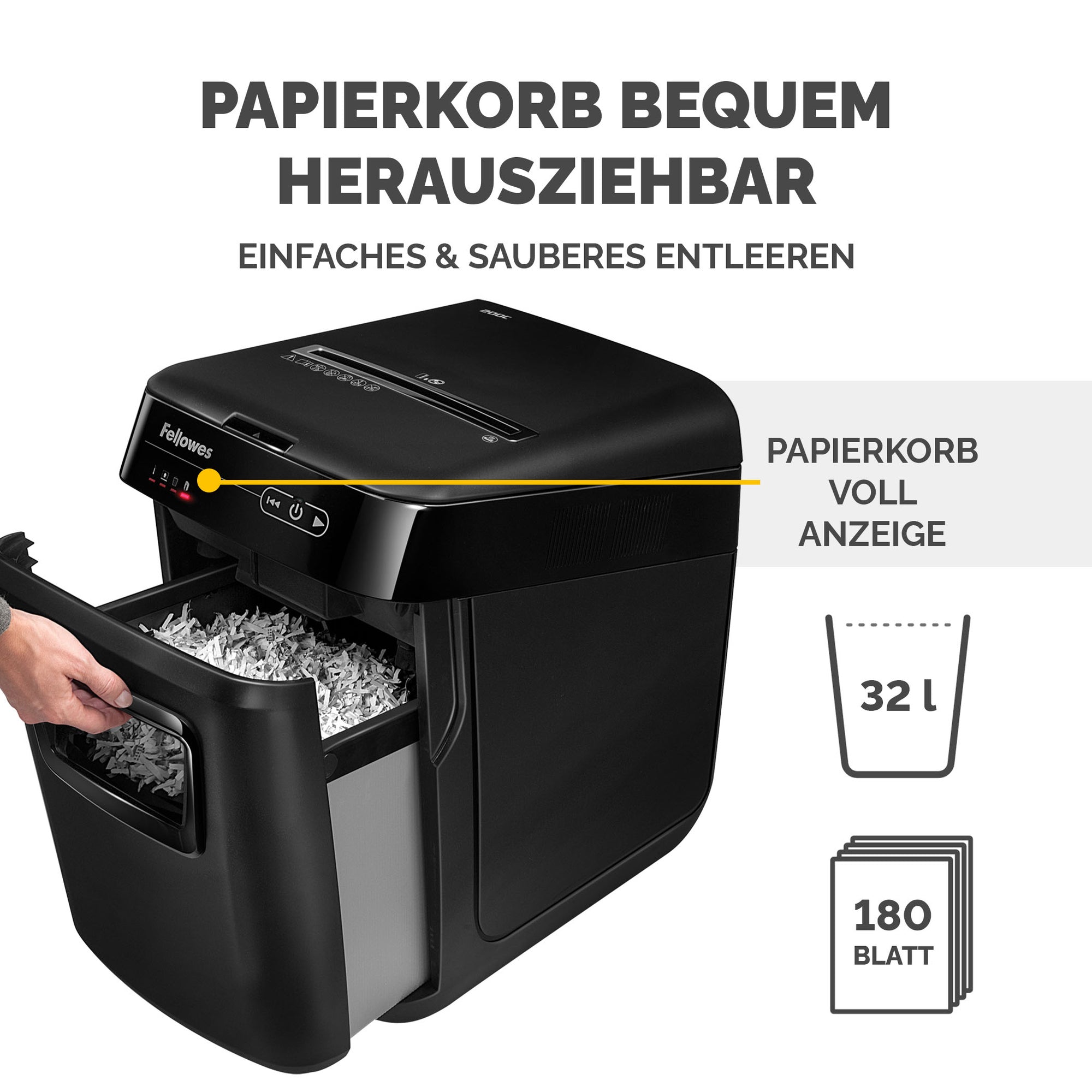 Fellowes Aktenvernichter AutoMaxT 150C