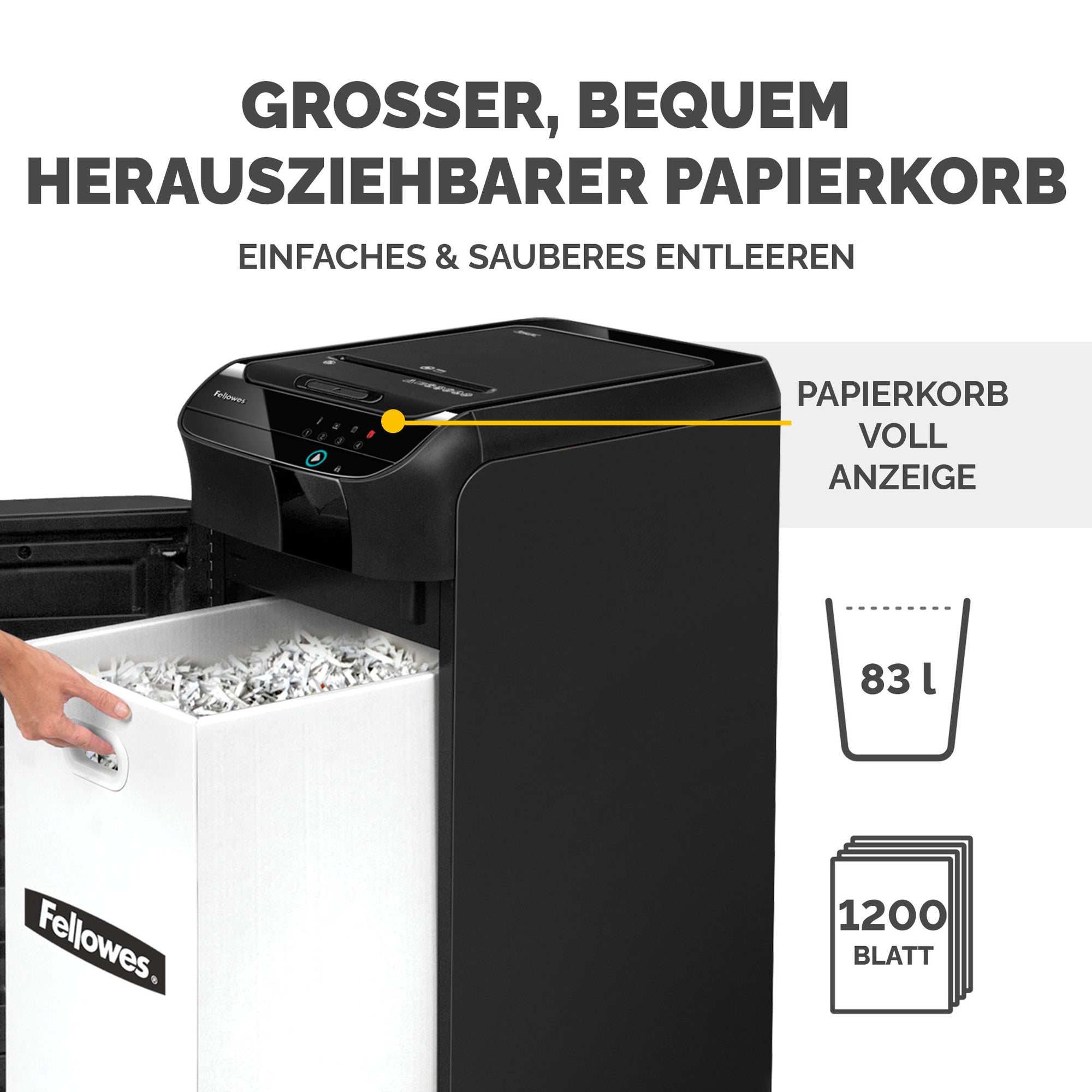 Fellowes Aktenvernichter AutoMaxT 550C