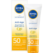 Nivea Sonnenschutzmittel UV Gesicht Q10 Anti-Age