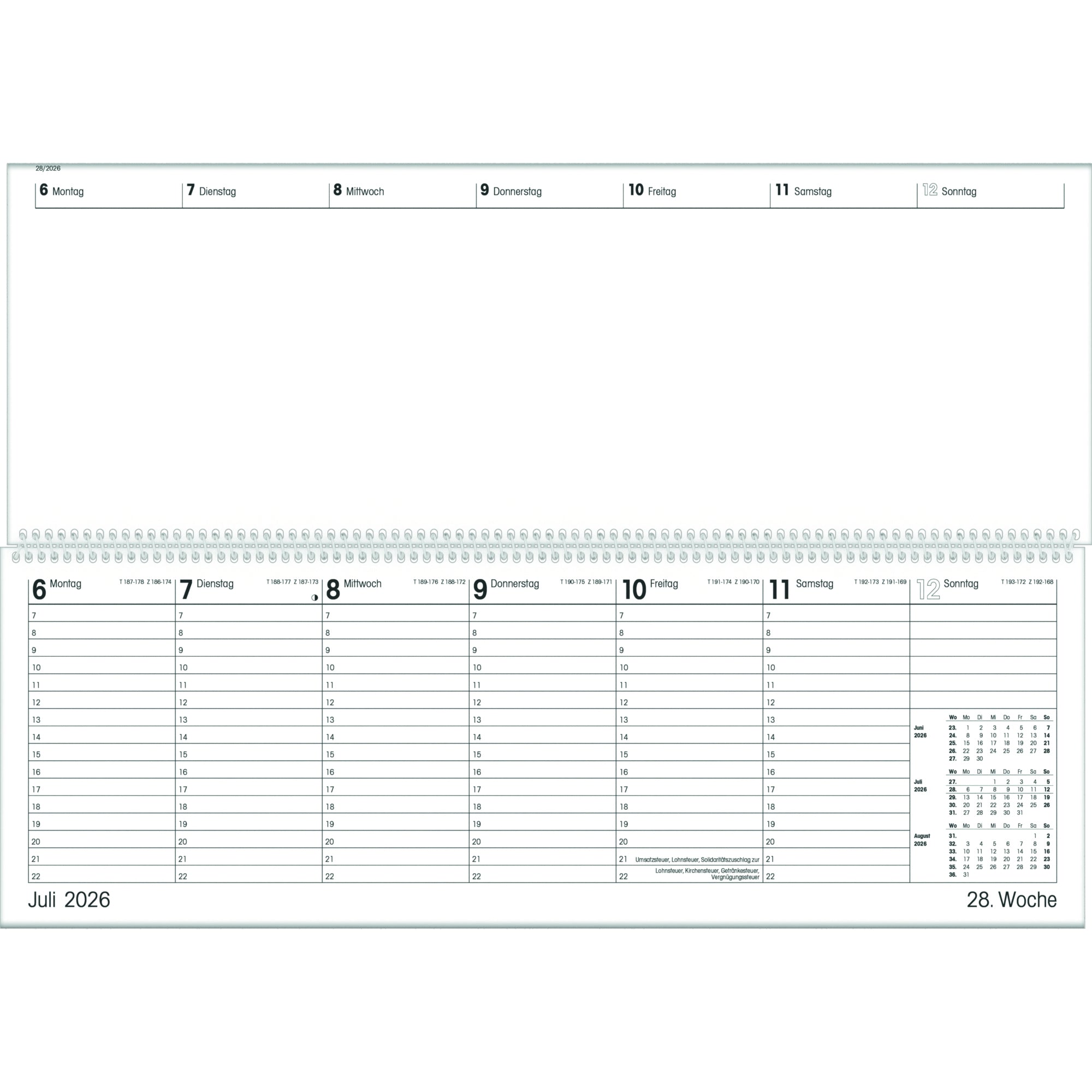 Zettler Querkalender Giganta