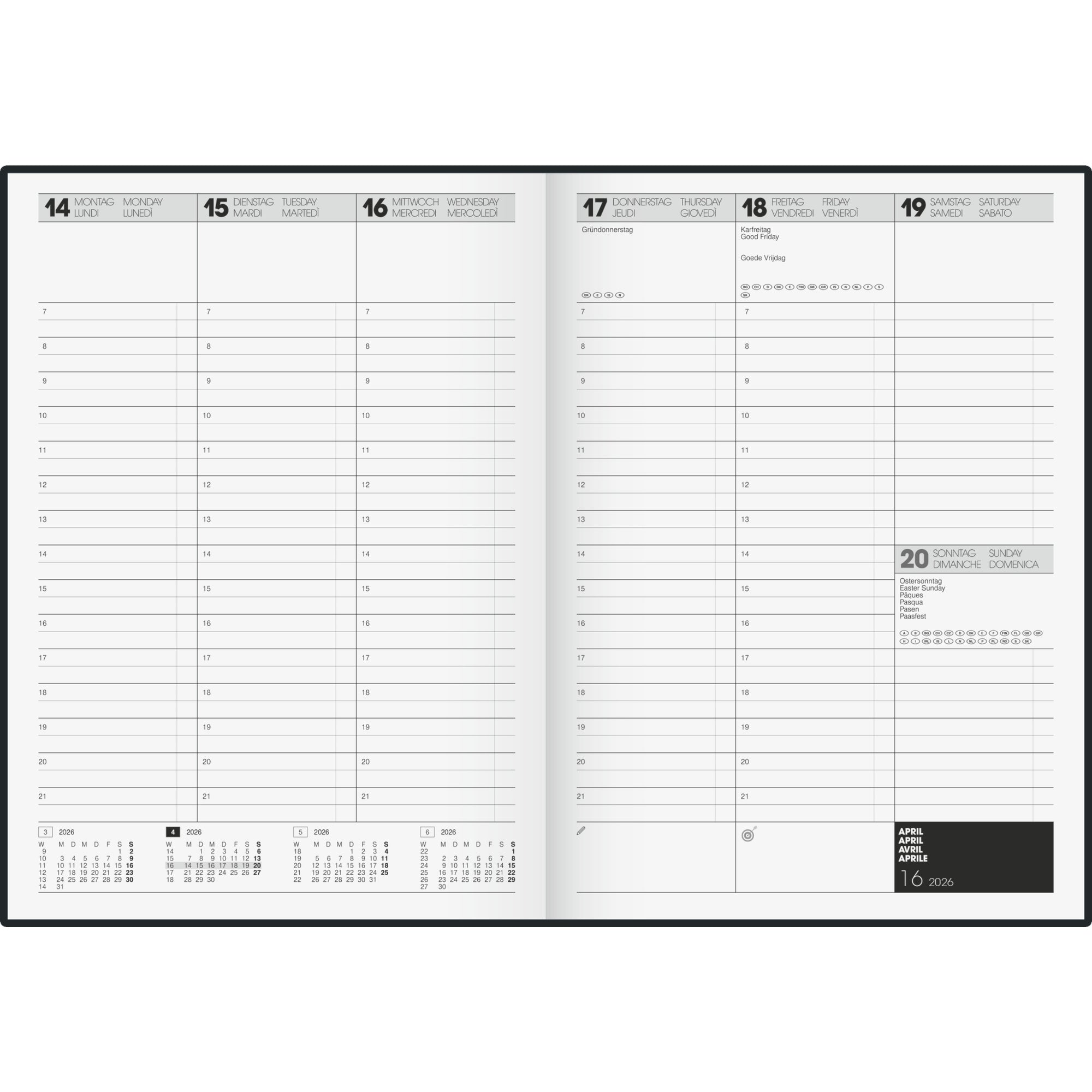 Brunnen Buchkalender 781
