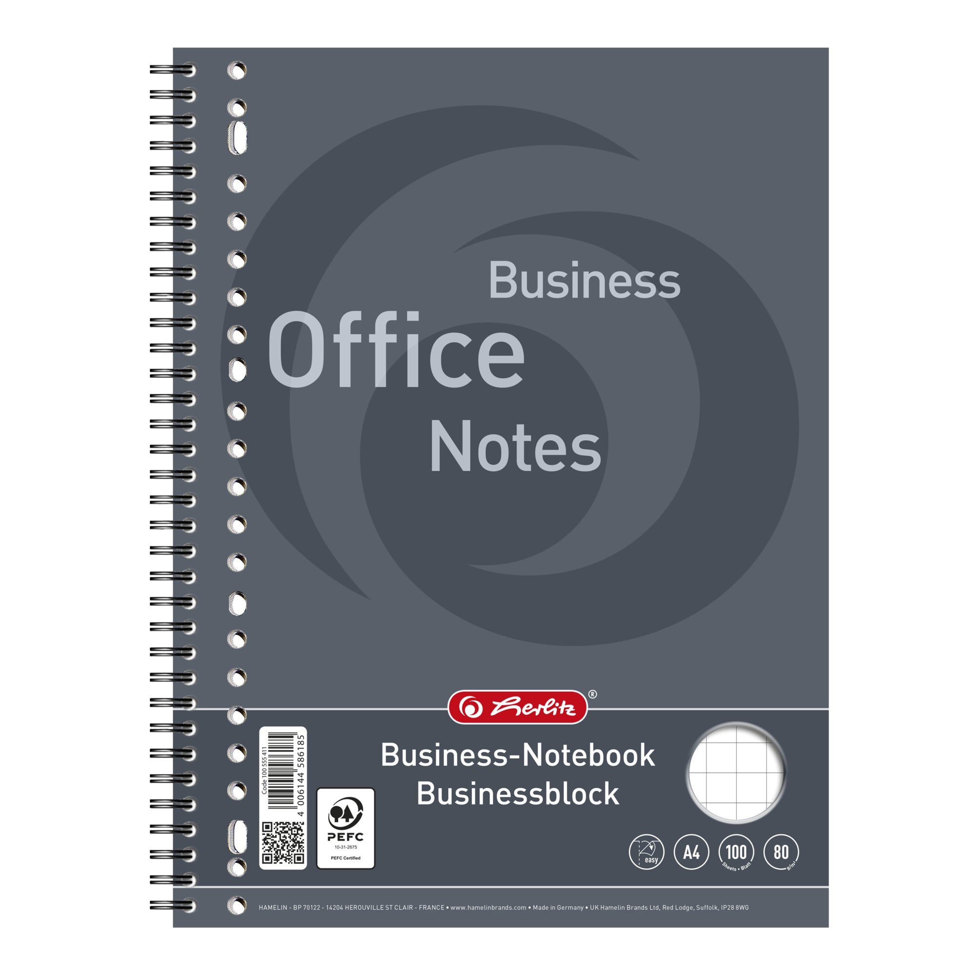 Herlitz Collegeblock Business Office Notes, DIN A4+