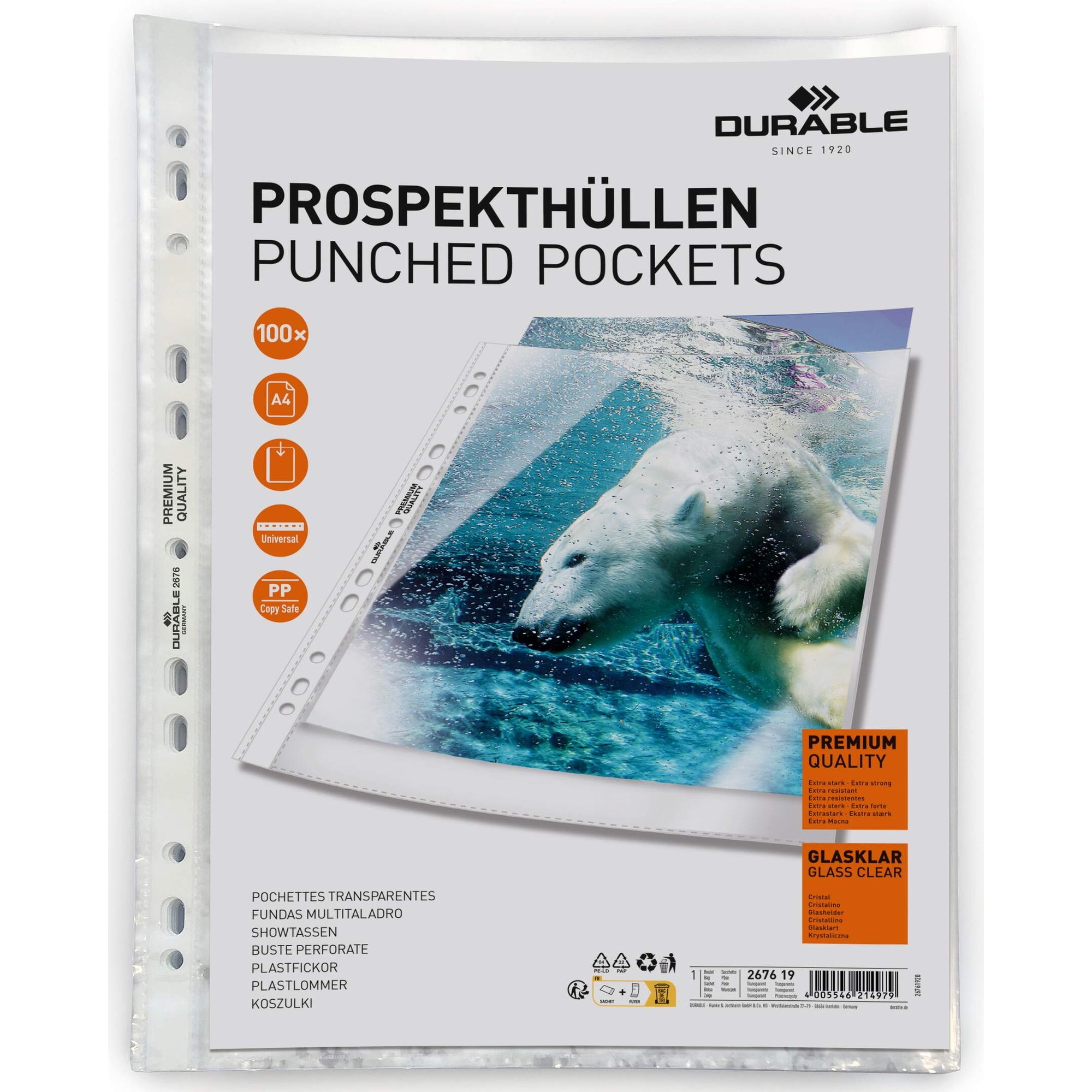 Durable Prospekthülle PREMIUM QUALITY