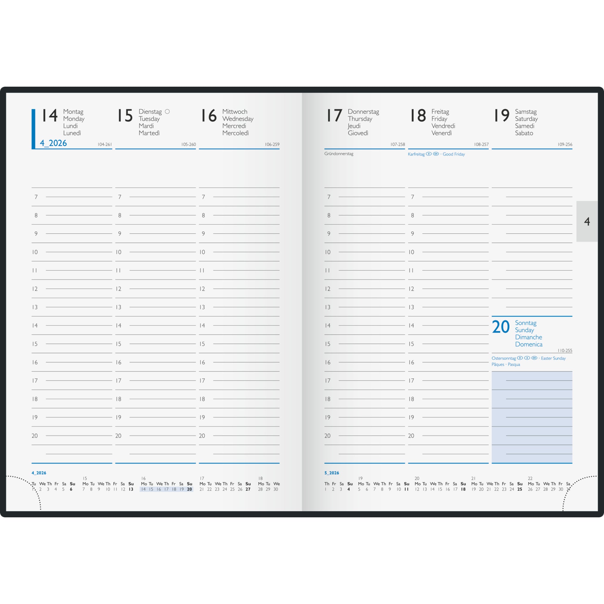 Glocken Buchkalender