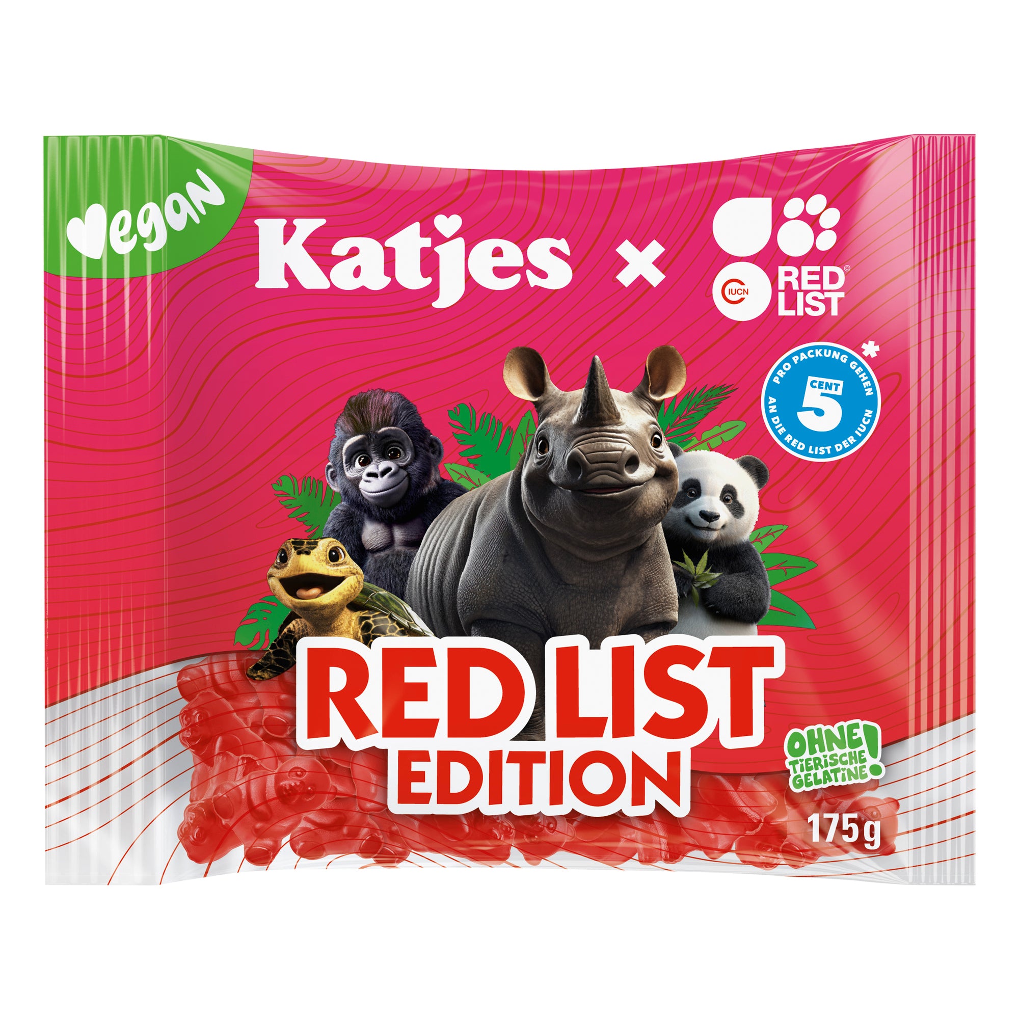 Katjes Fruchtgummi Red List