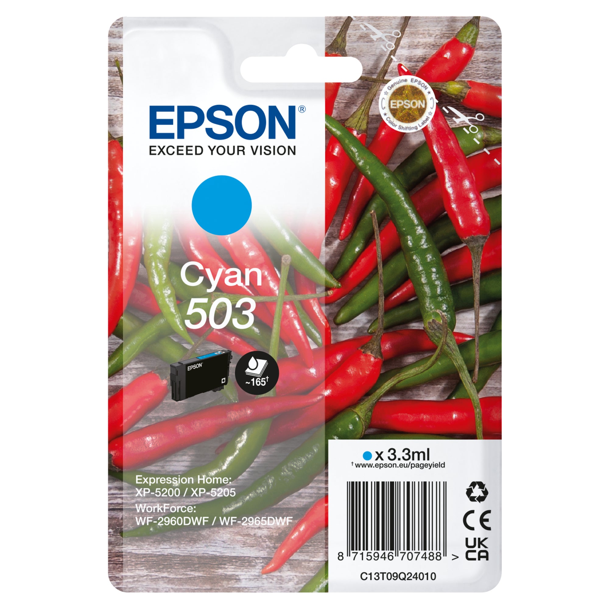 Epson Tintenpatrone, cyan