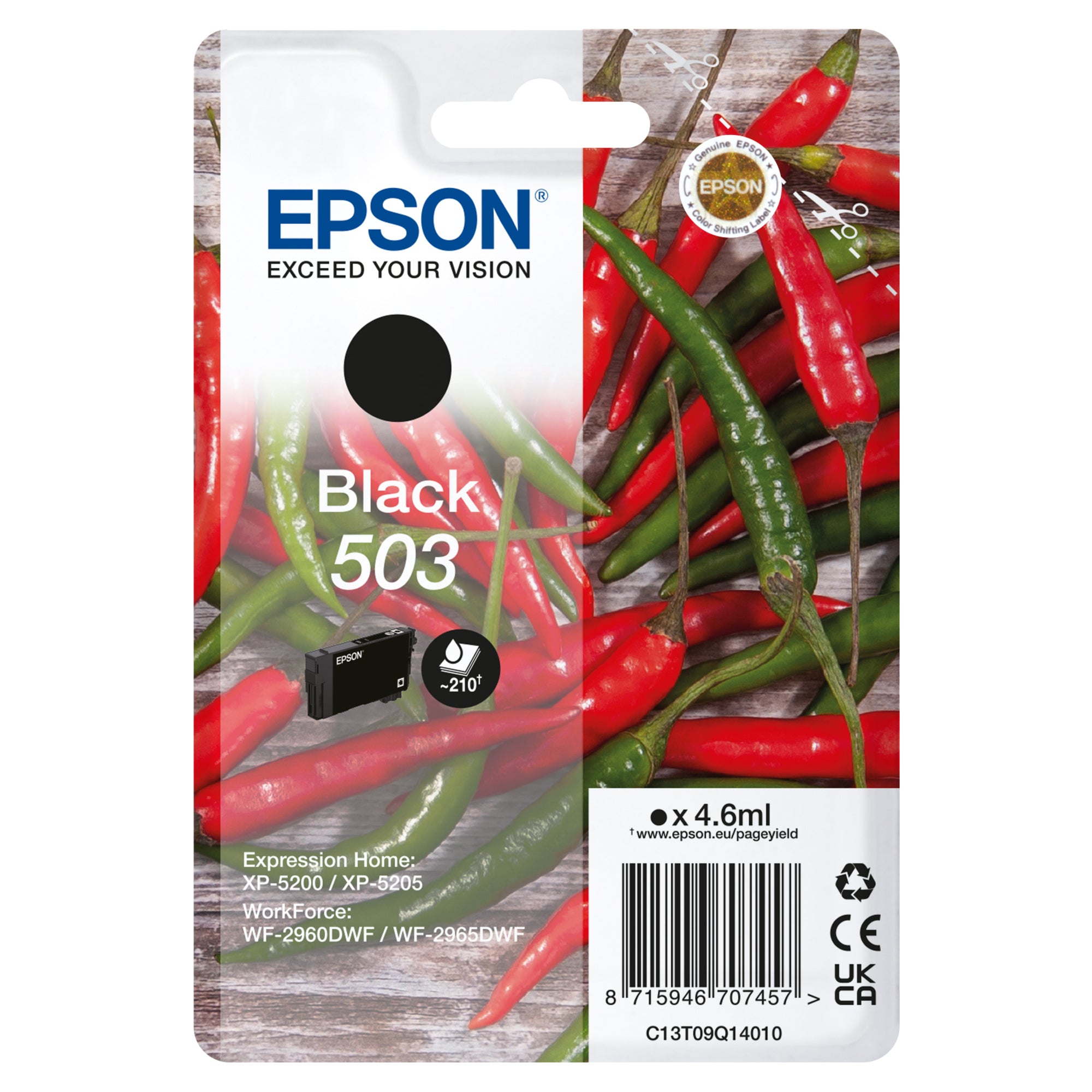 Epson Tintenpatrone, schwarz