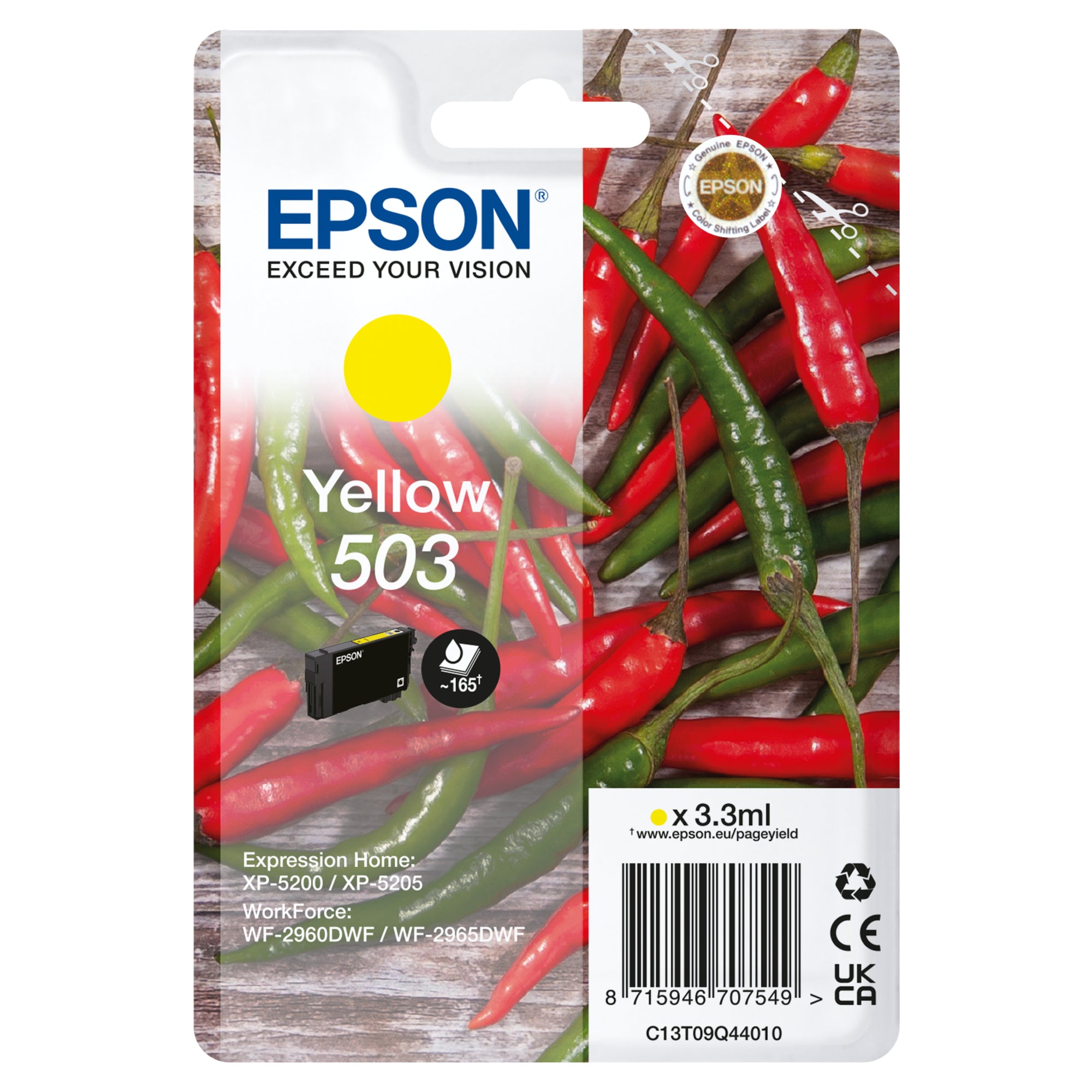 Epson Tintenpatrone, gelb