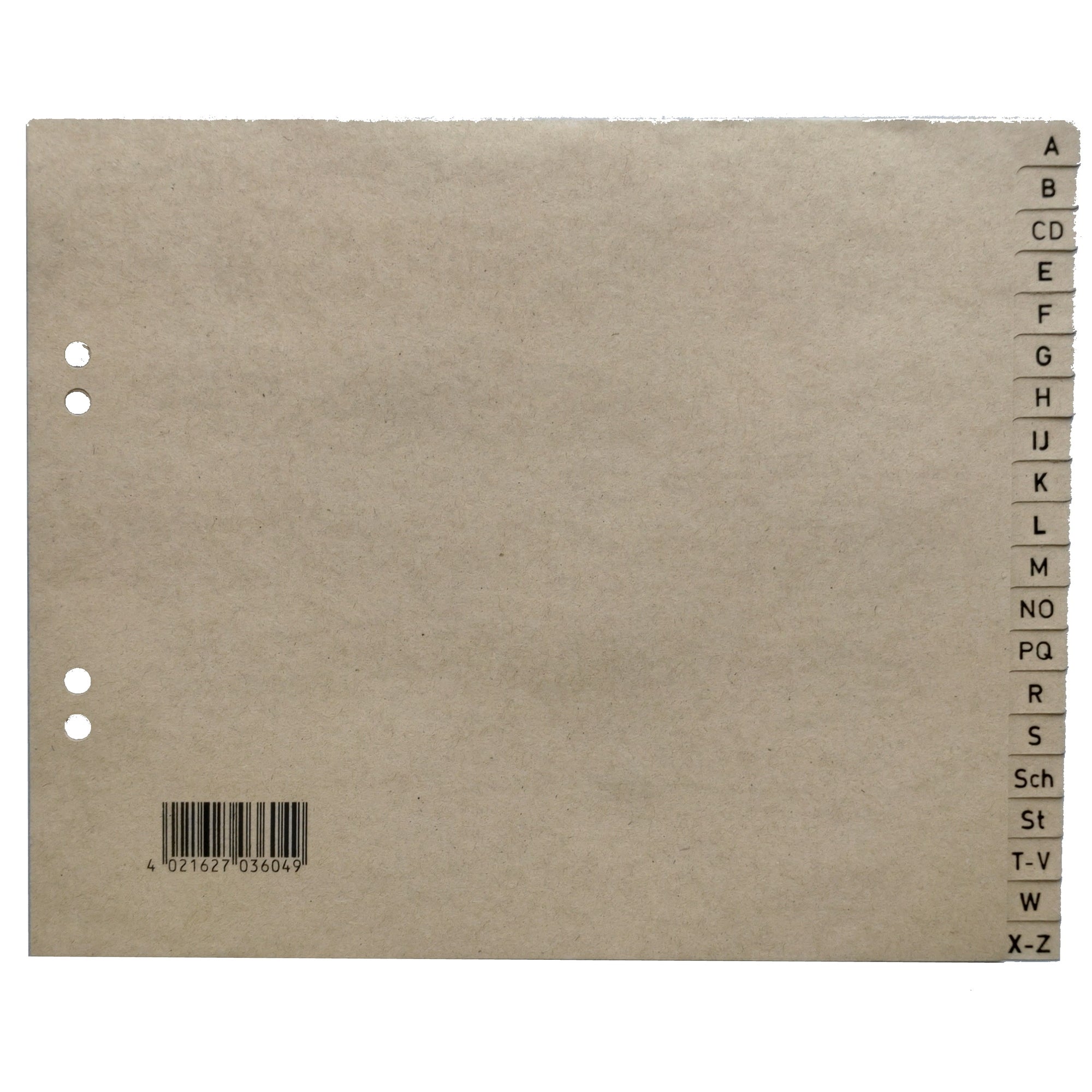 Register A-Z Register, DIN A4