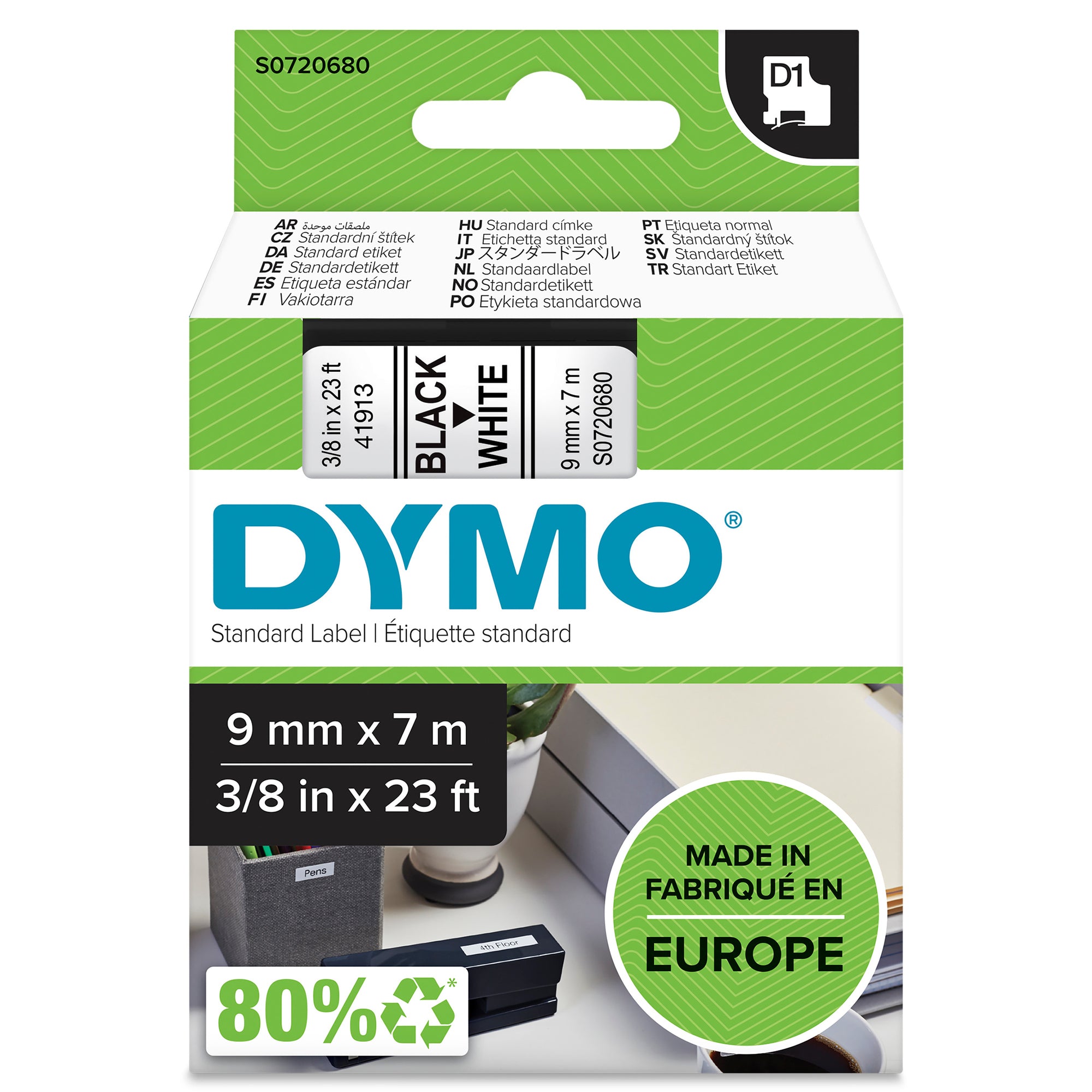 Dymo Schriftbandkassette, 9 mm x 7 m (B x L)