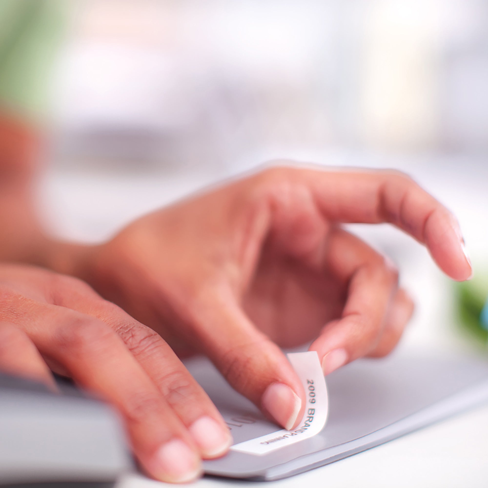 Dymo Schriftbandkassette D1 12mmx7m sw auf ws